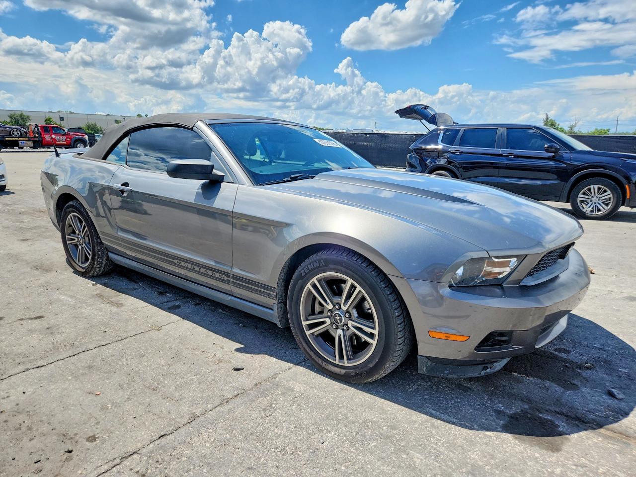 2011 Ford Mustang Gray vin: 1ZVBP8EM3B5109196