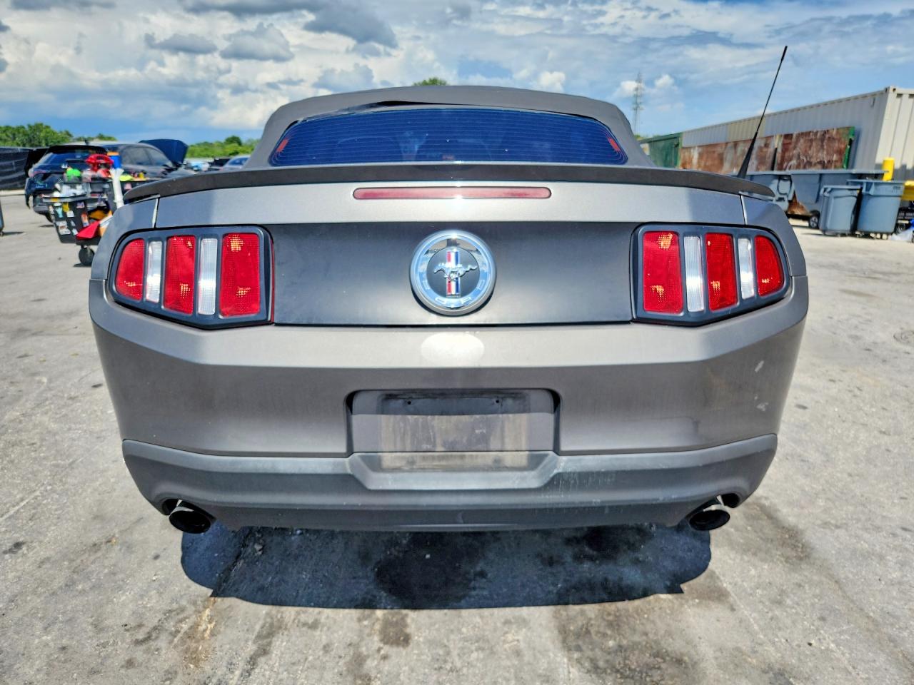 2011 Ford Mustang Gray vin: 1ZVBP8EM3B5109196