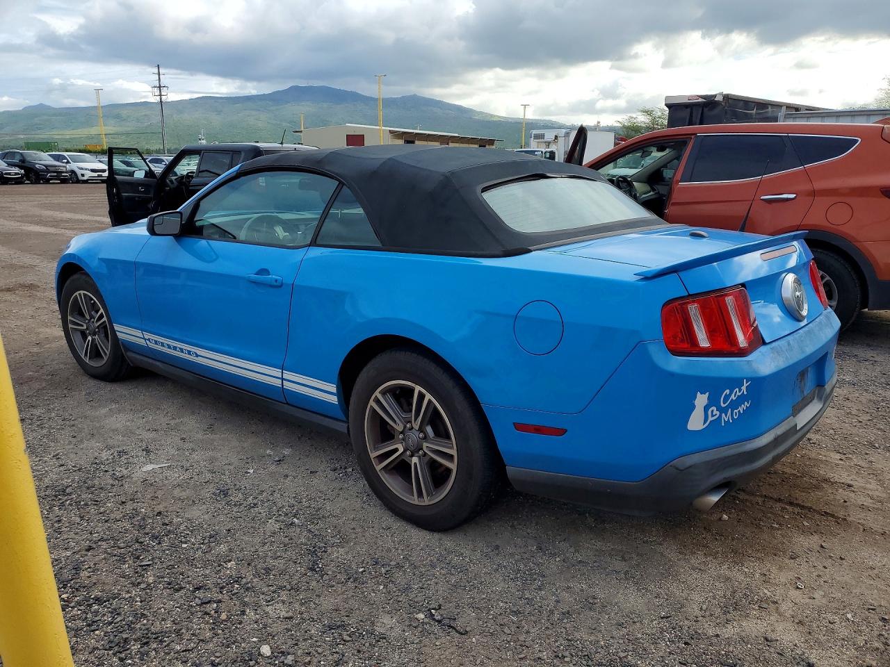 2011 Ford Mustang Blue vin: 1ZVBP8EM3B5145664