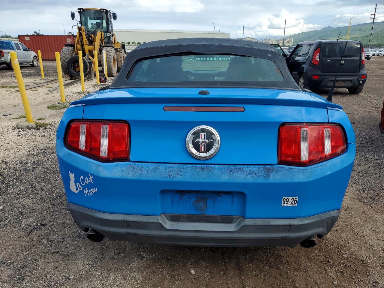 2011 Ford Mustang Blue vin: 1ZVBP8EM3B5145664