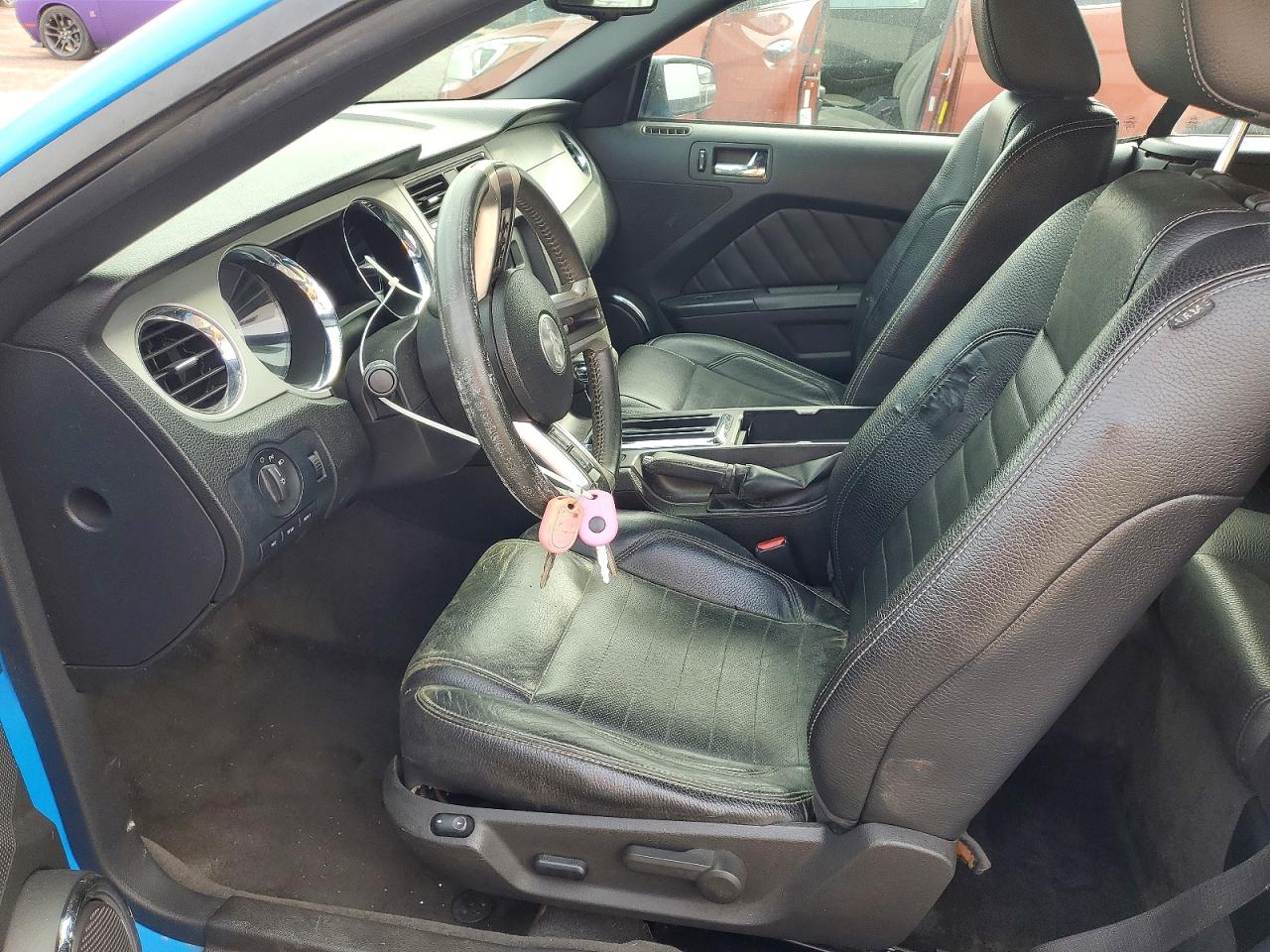 2011 Ford Mustang Blue vin: 1ZVBP8EM3B5145664