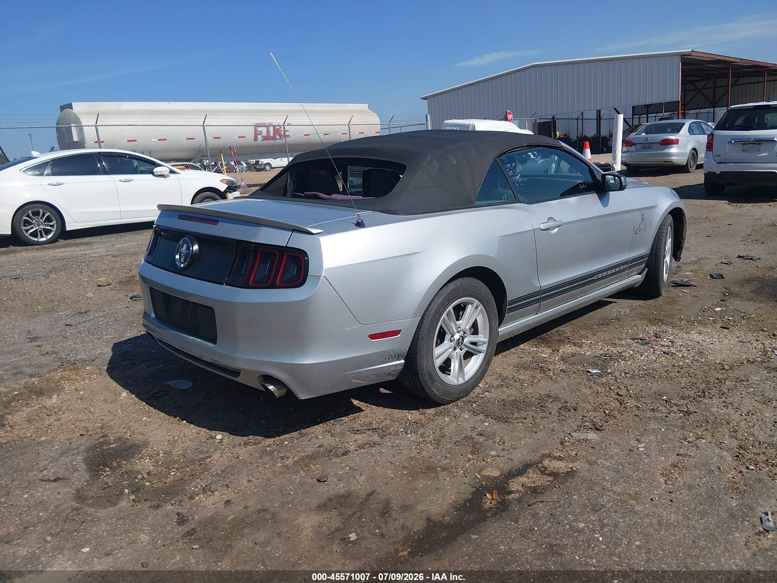 2013 Ford Mustang V6 Silver vin: 1ZVBP8EM3D5219619