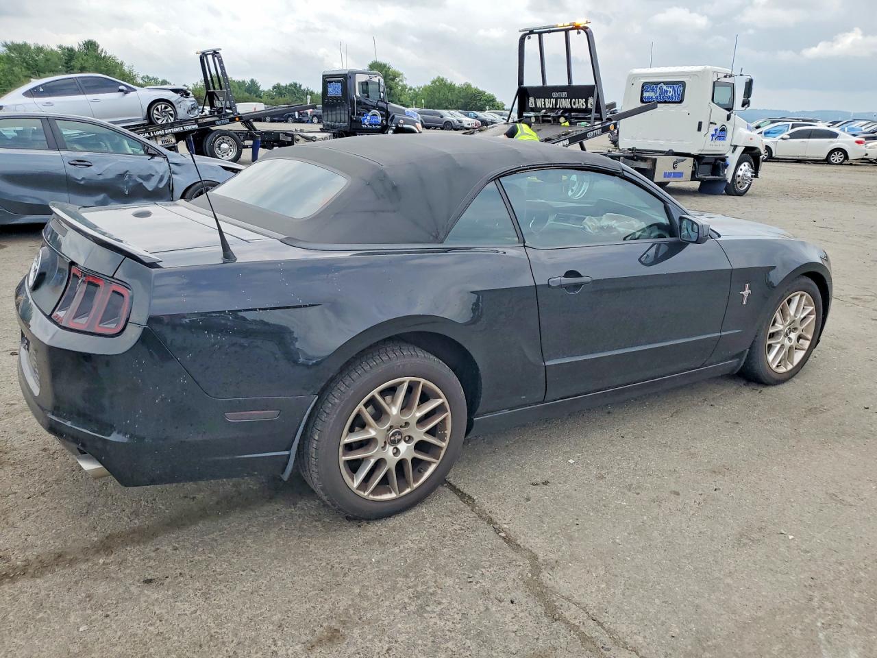 2013 Ford Mustang Black vin: 1ZVBP8EM3D5225713