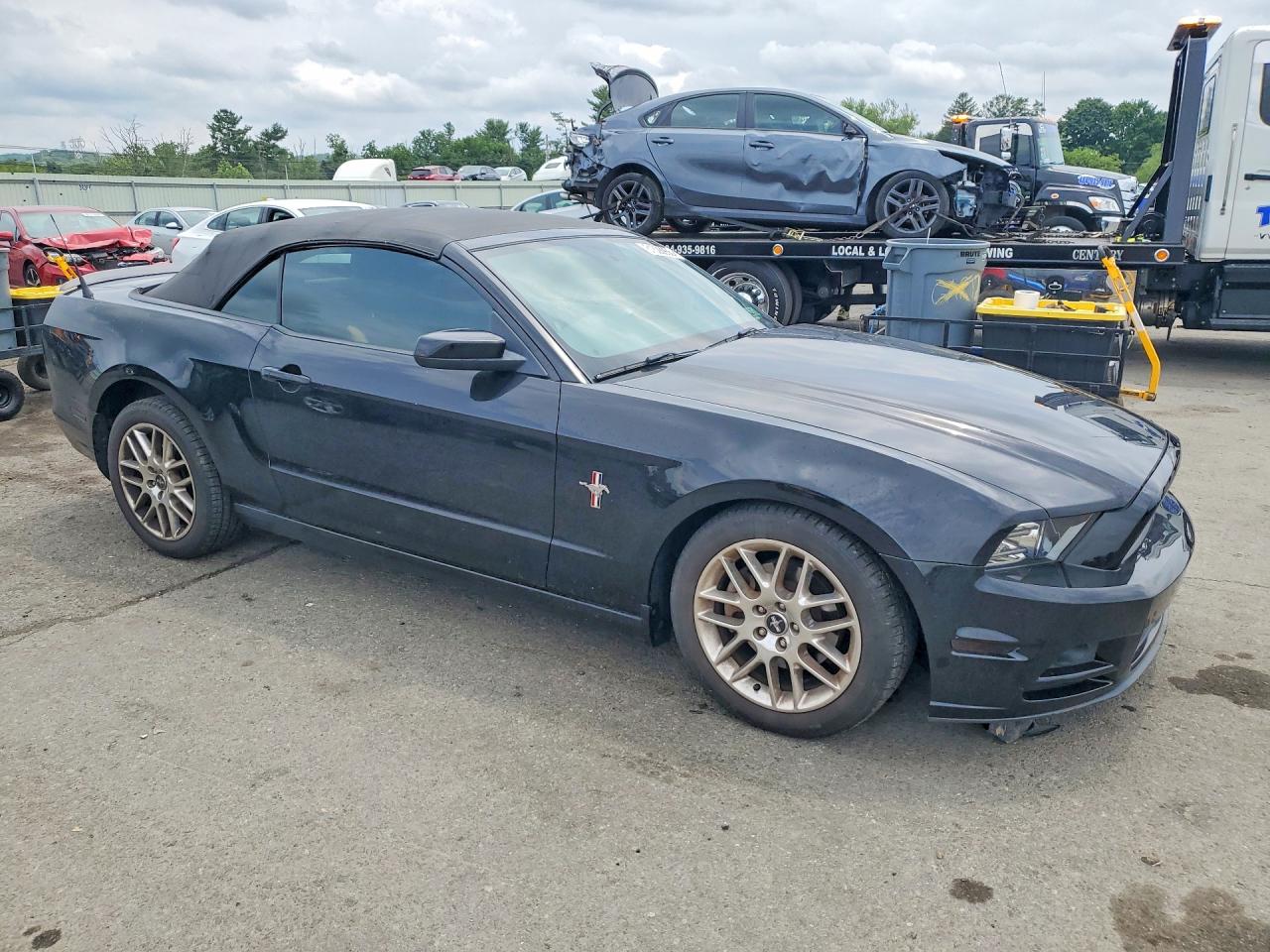 2013 Ford Mustang Black vin: 1ZVBP8EM3D5225713