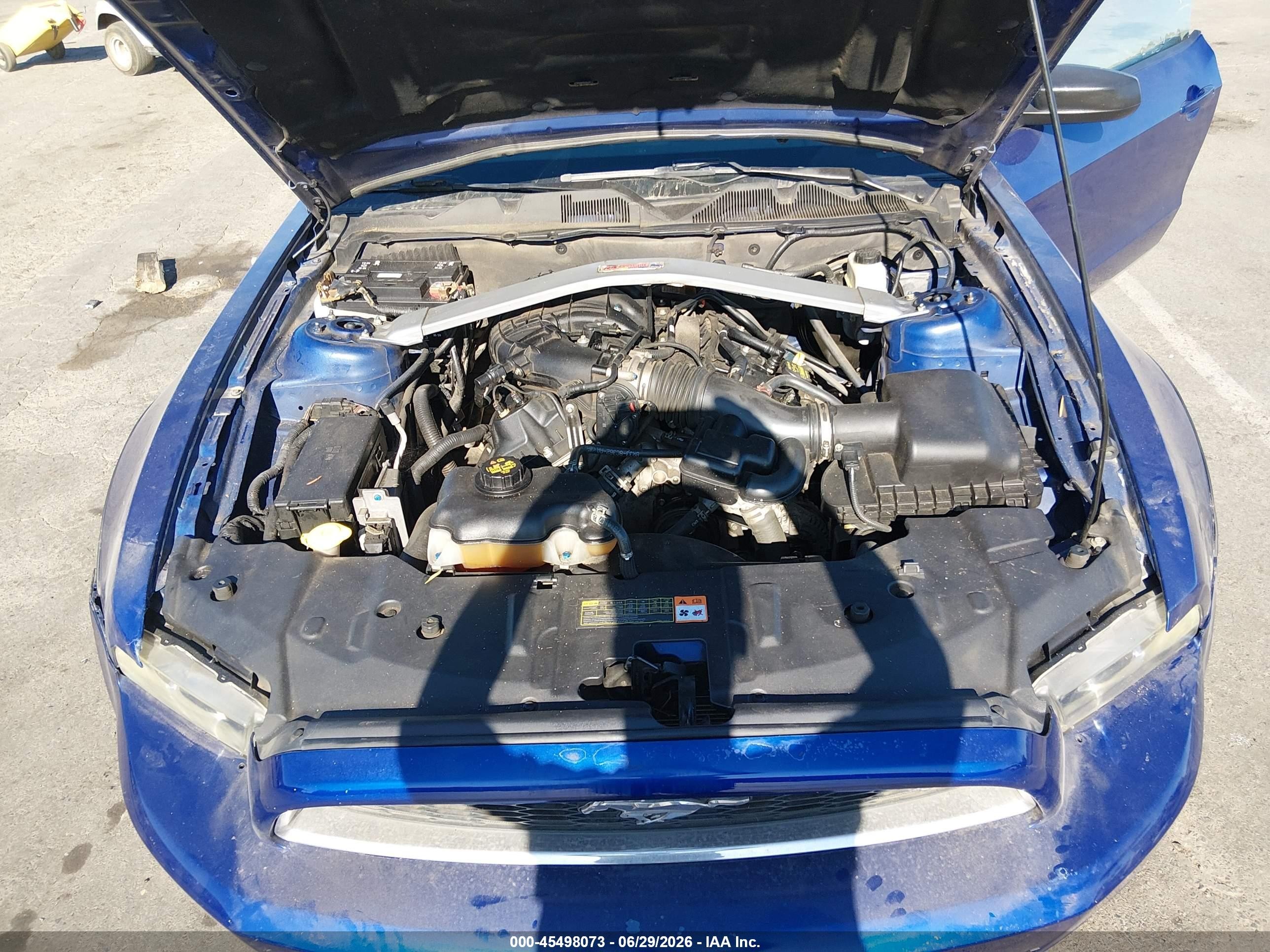 2013 Ford Mustang V6 Premium Blue vin: 1ZVBP8EM3D5229504
