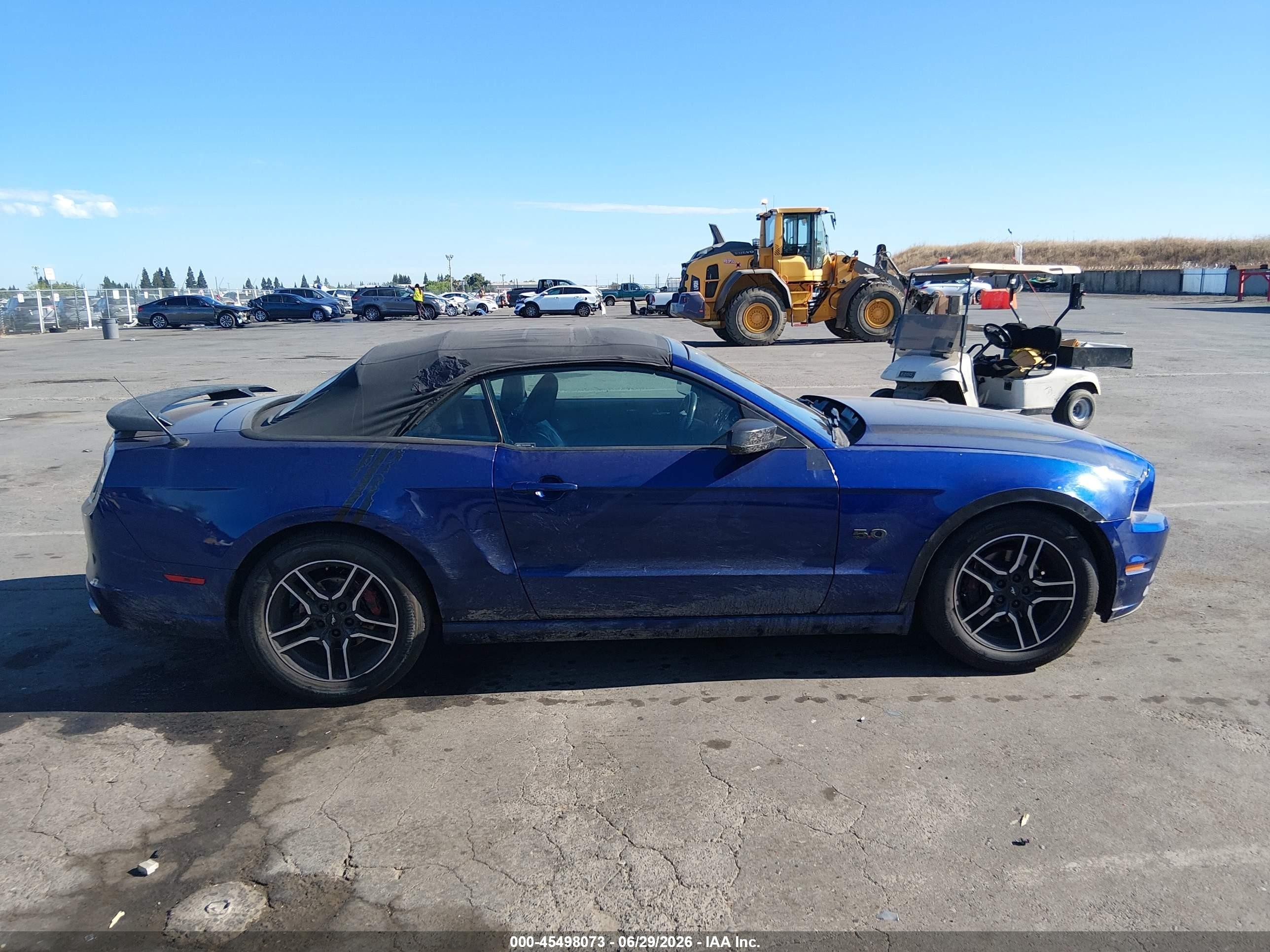 2013 Ford Mustang V6 Premium Blue vin: 1ZVBP8EM3D5229504