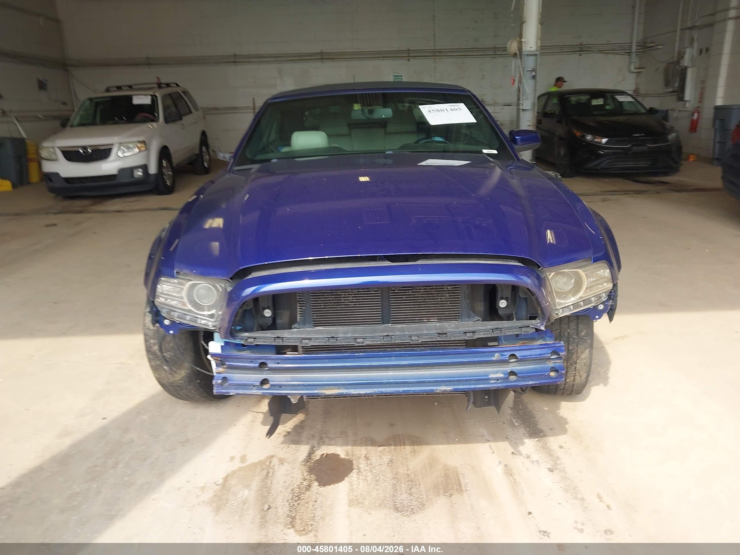 2013 Ford Mustang V6 Premium Blue vin: 1ZVBP8EM3D5243760