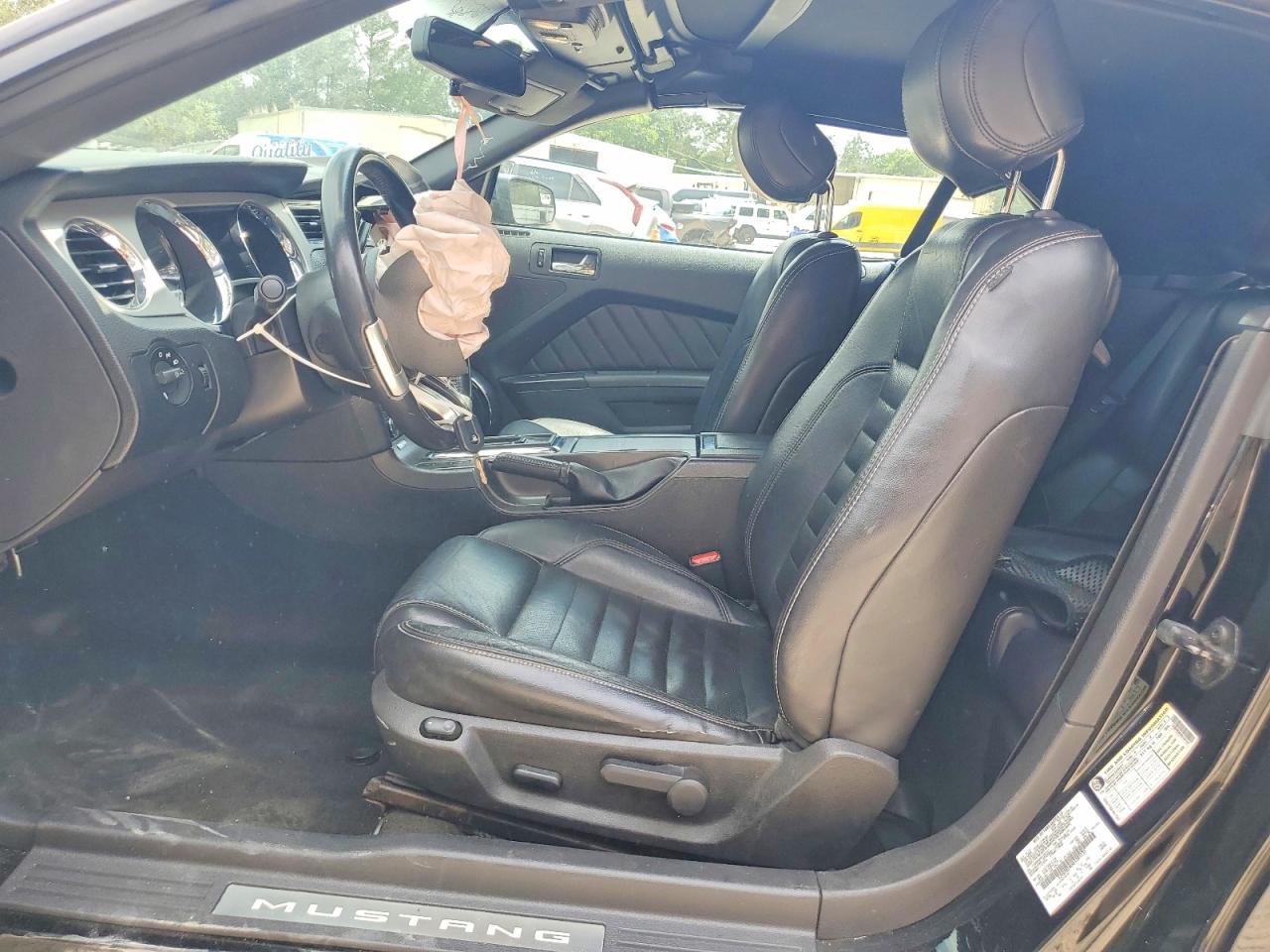 2013 Ford Mustang Black vin: 1ZVBP8EM3D5281537