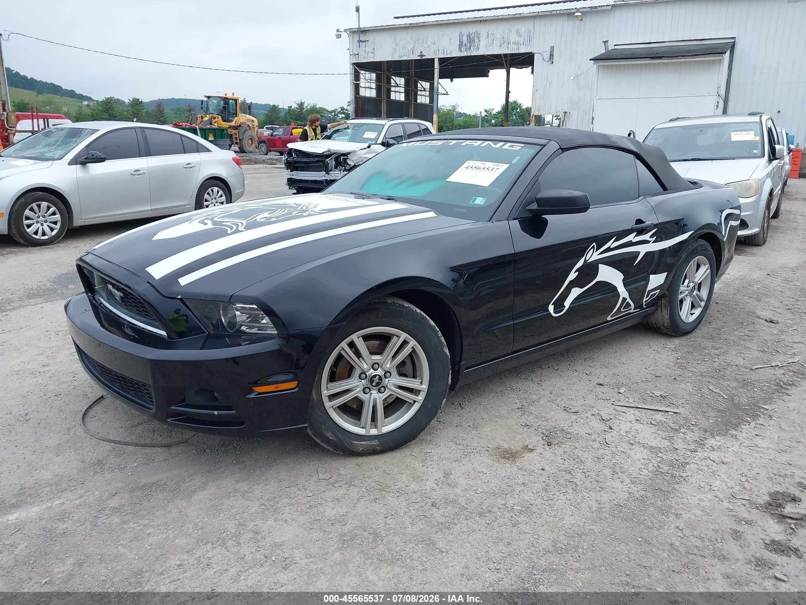2014 Ford Mustang V6/v6 Premium Черный vin: 1ZVBP8EM3E5240410