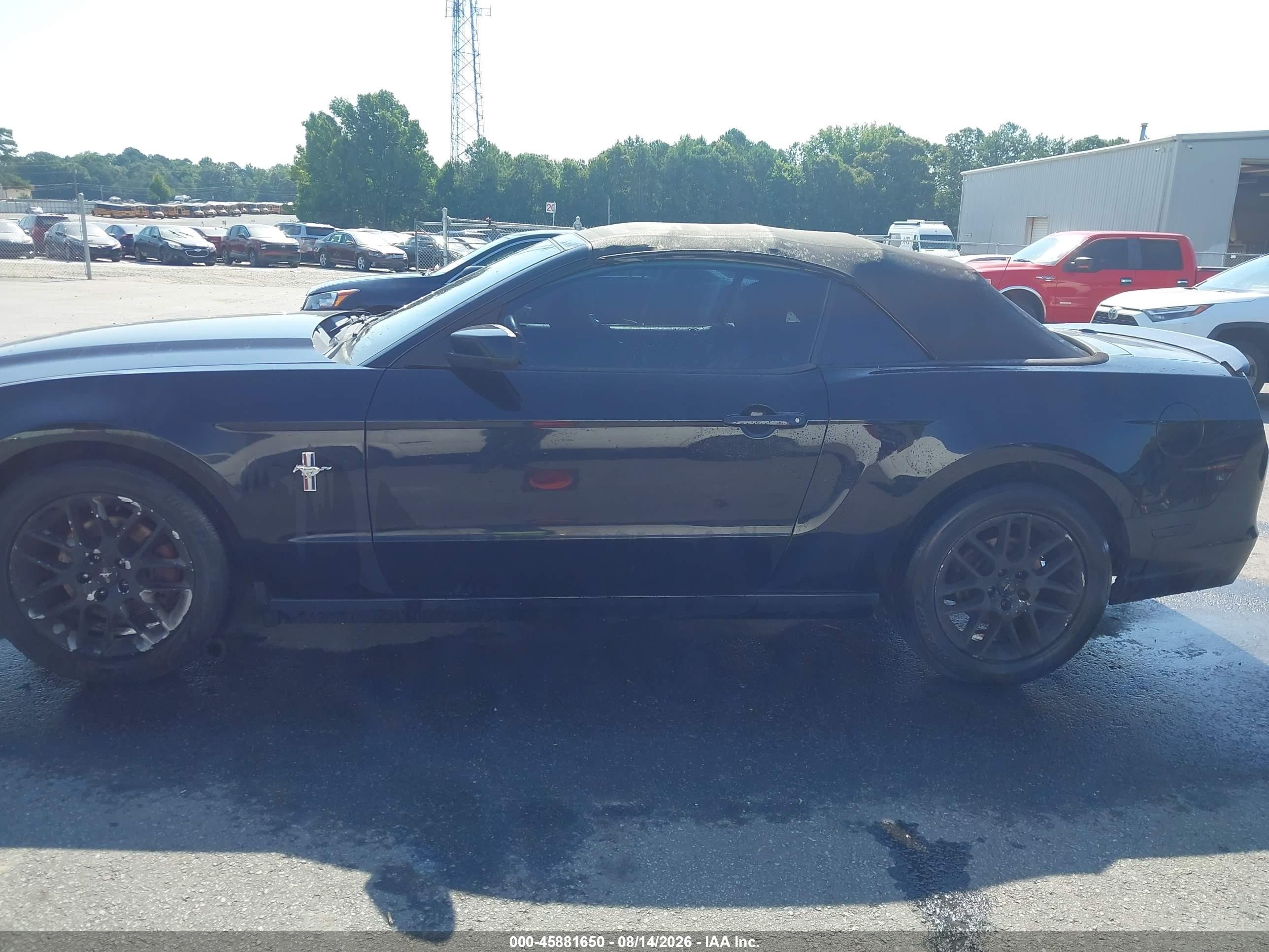 2014 Ford Mustang V6 Premium Черный vin: 1ZVBP8EM3E5241119