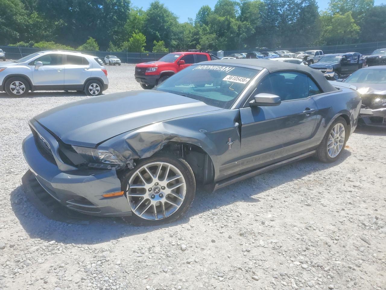 2014 Ford Mustang Gray vin: 1ZVBP8EM3E5324372
