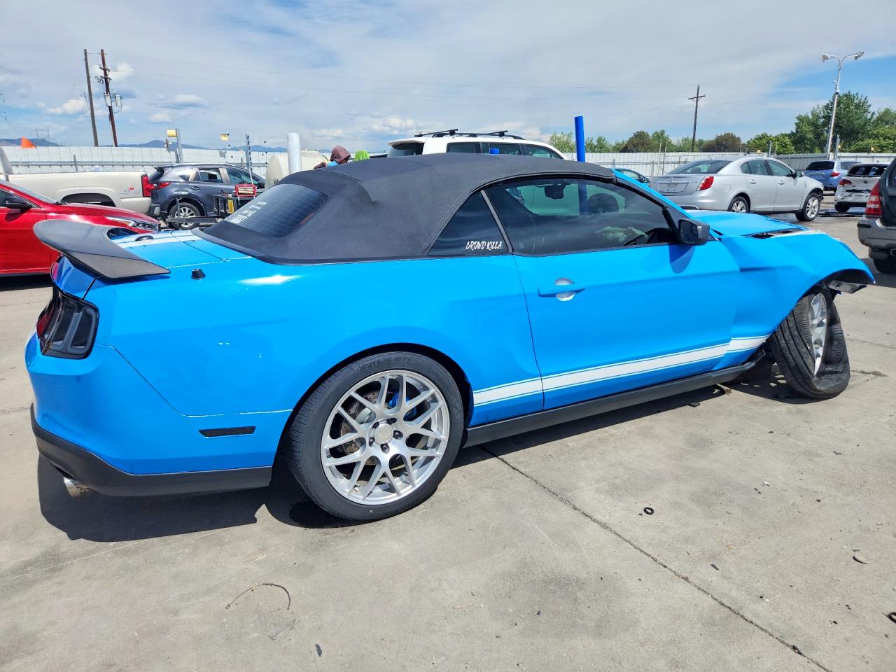 2011 Ford Mustang Blue vin: 1ZVBP8EM4B5115508