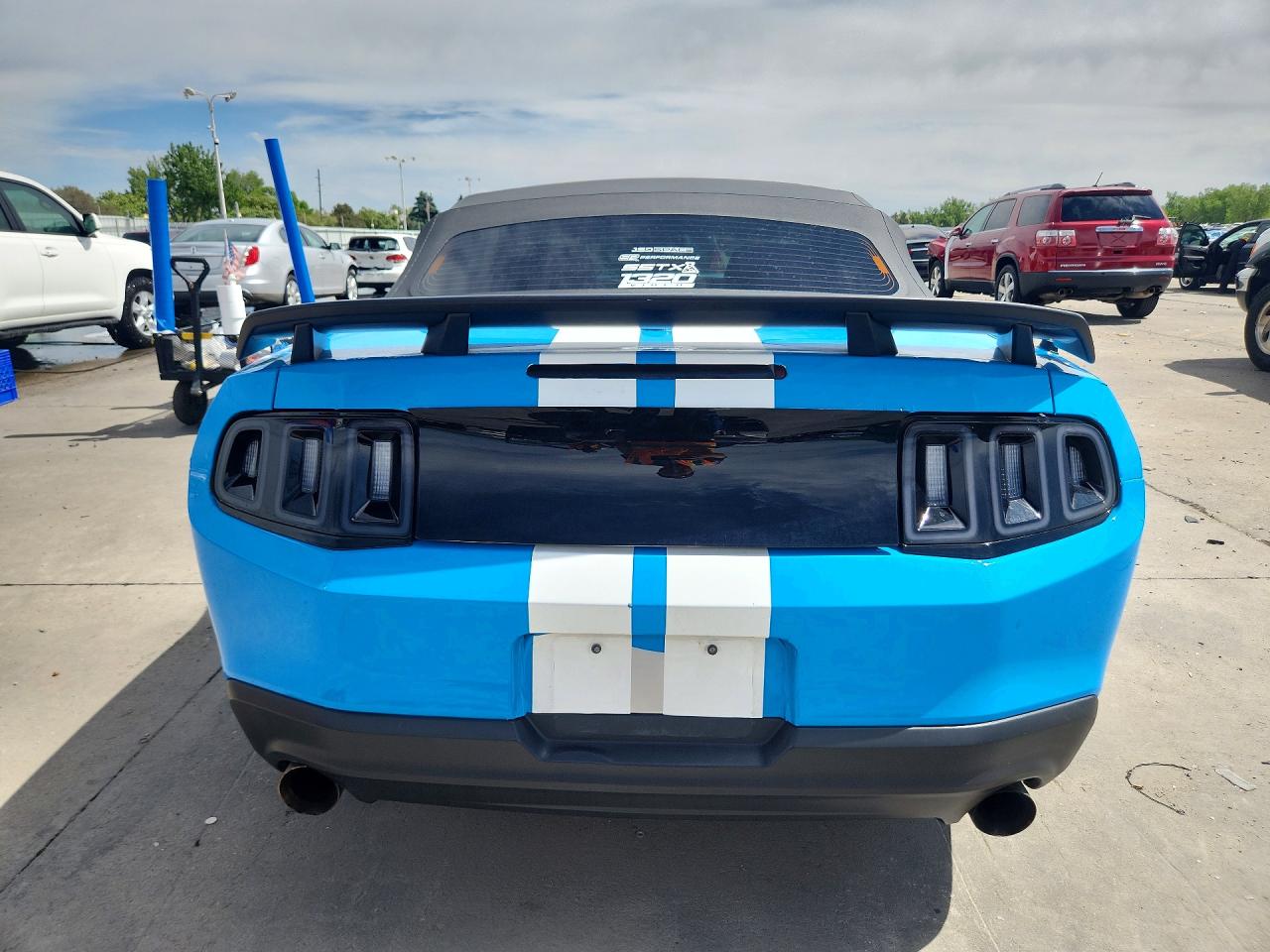 2011 Ford Mustang Blue vin: 1ZVBP8EM4B5115508