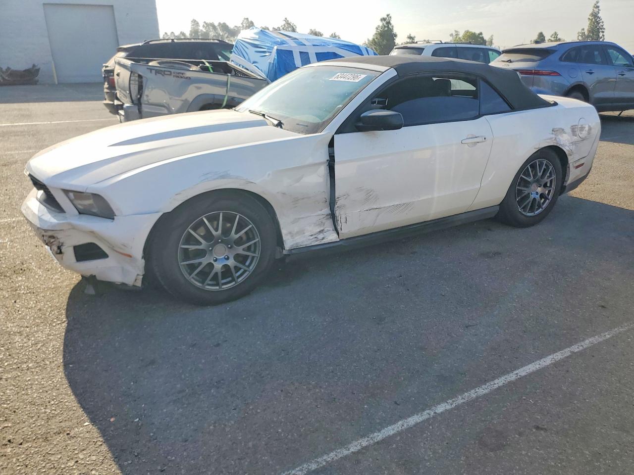 2012 Ford Mustang Белый vin: 1ZVBP8EM4C5237142