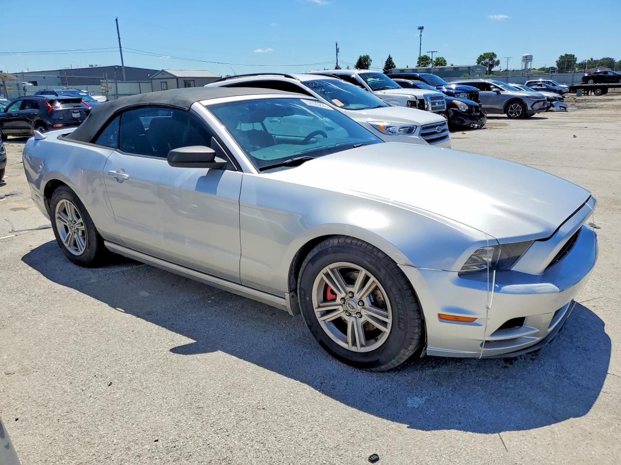 2013 Ford Mustang Gray vin: 1ZVBP8EM4D5227373