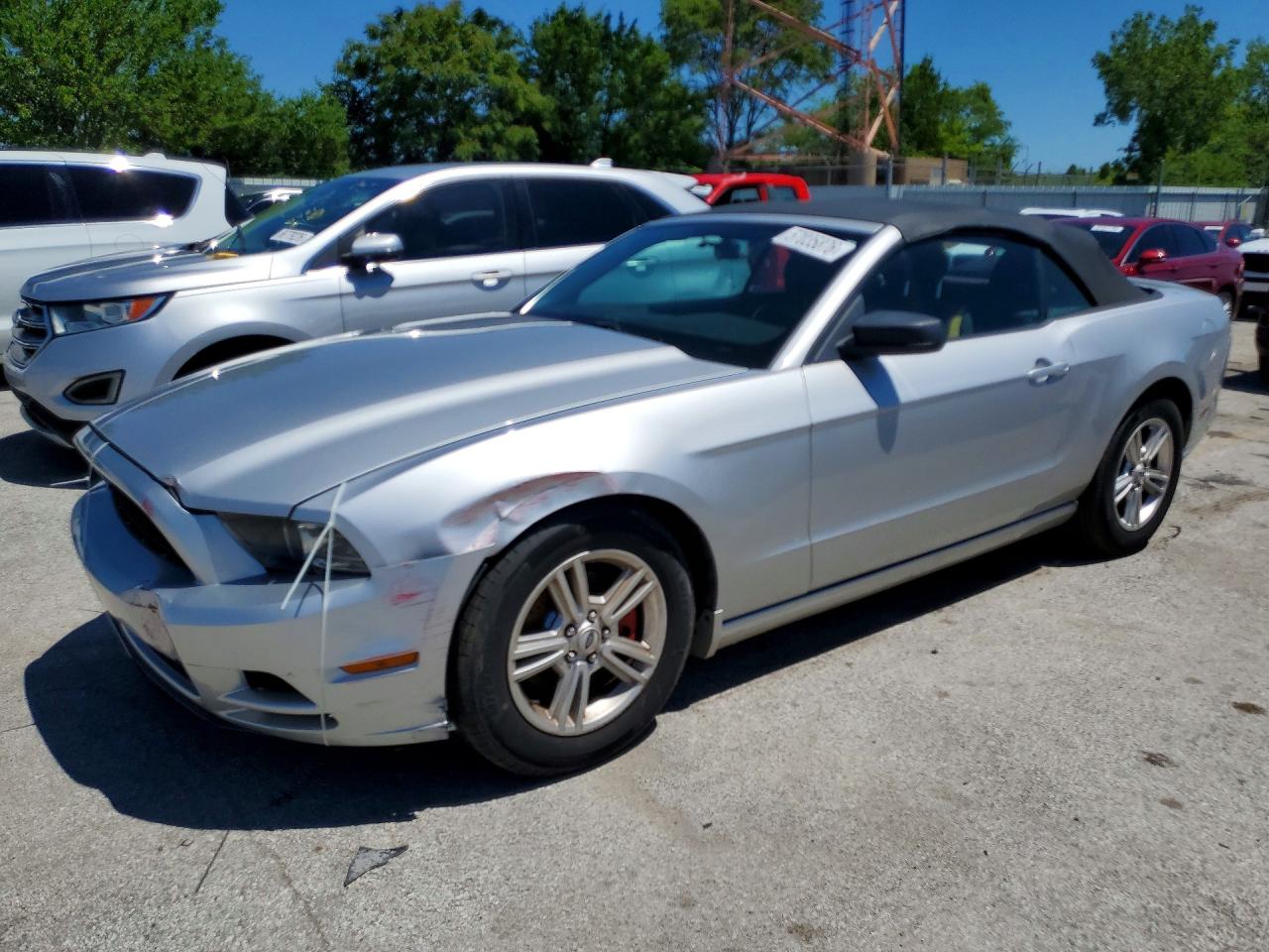 2013 Ford Mustang Gray vin: 1ZVBP8EM4D5227373