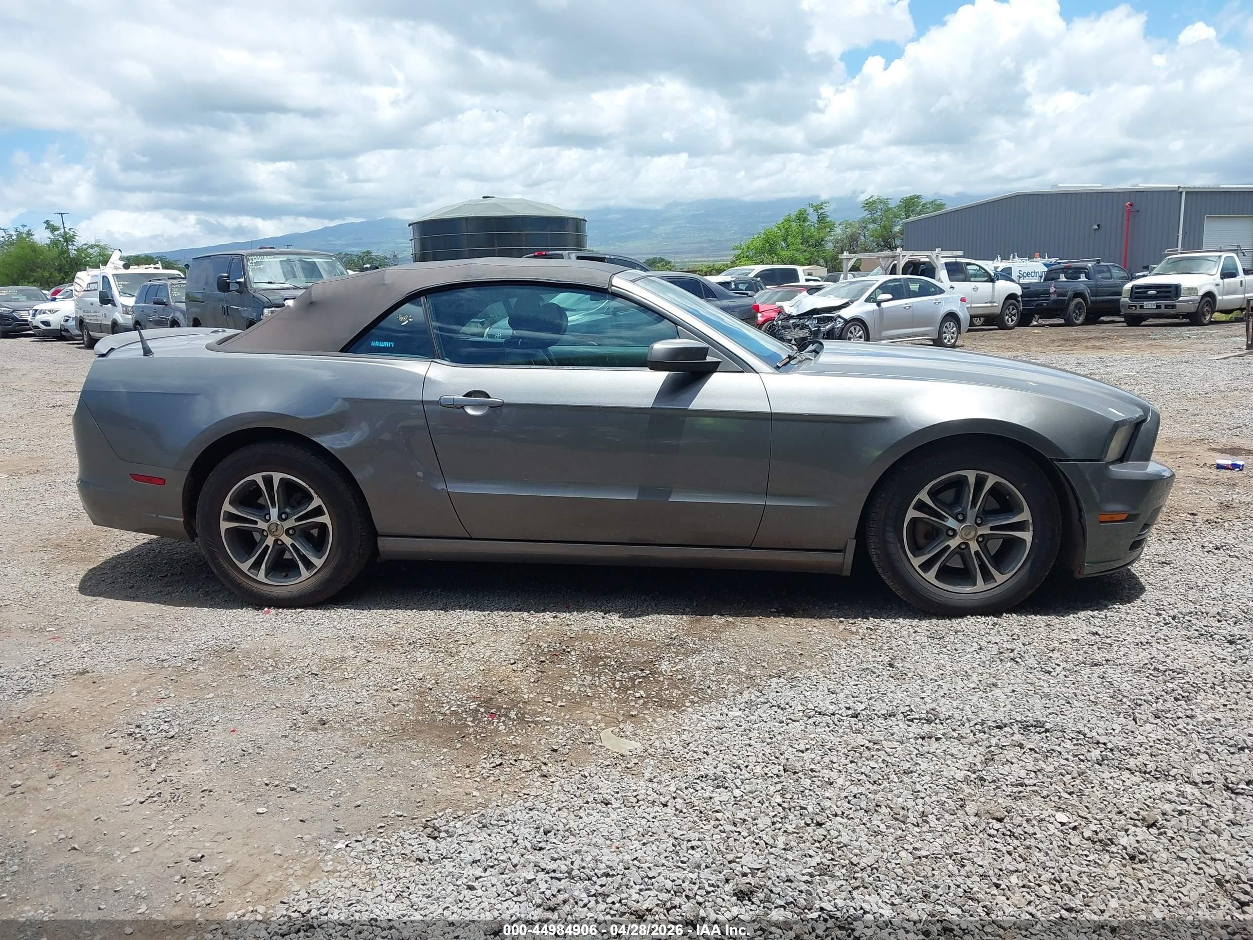2013 Ford Mustang V6 Premium Gray vin: 1ZVBP8EM4D5264813
