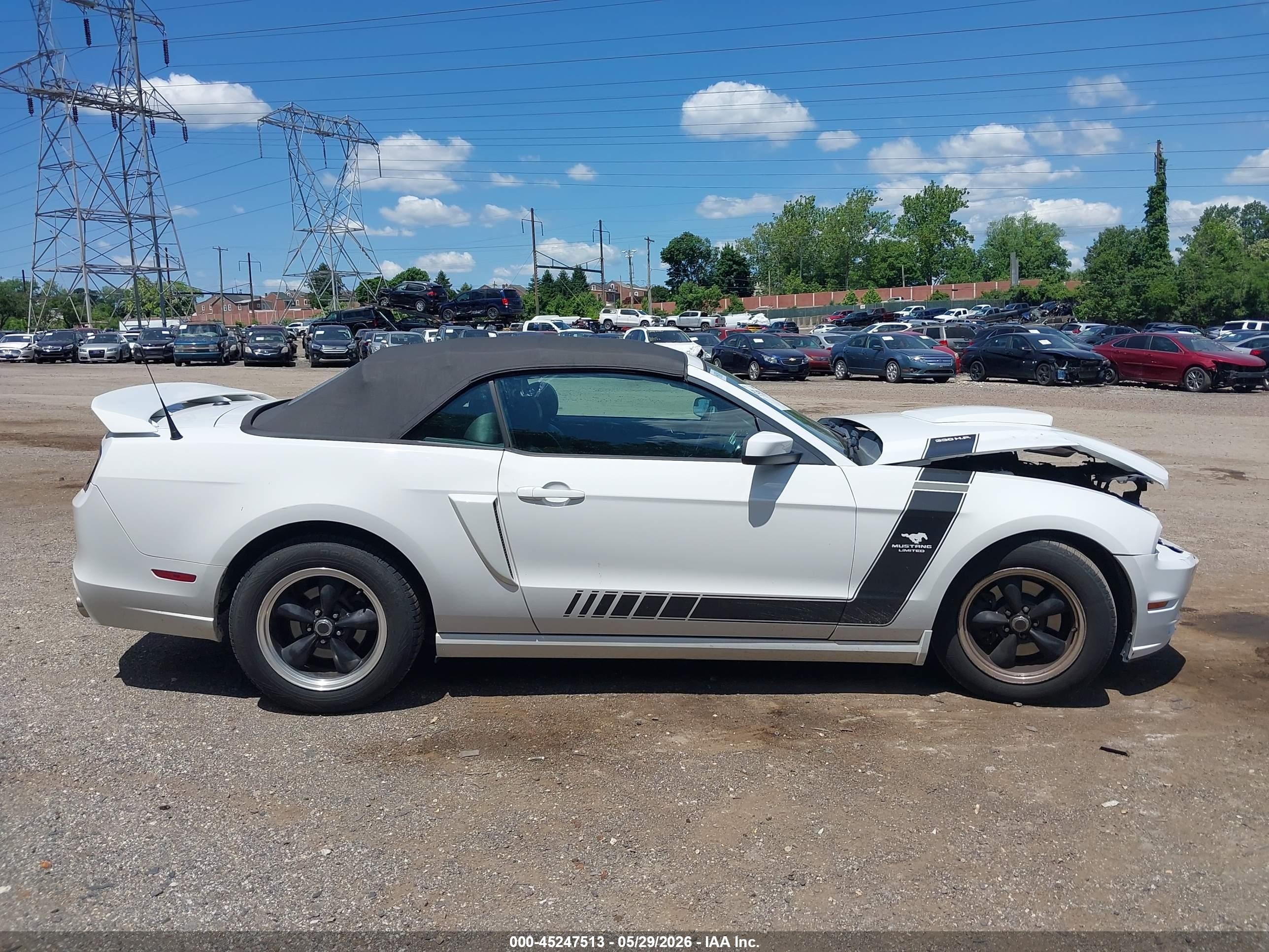 2014 Ford Mustang V6 Premium White vin: 1ZVBP8EM4E5263422