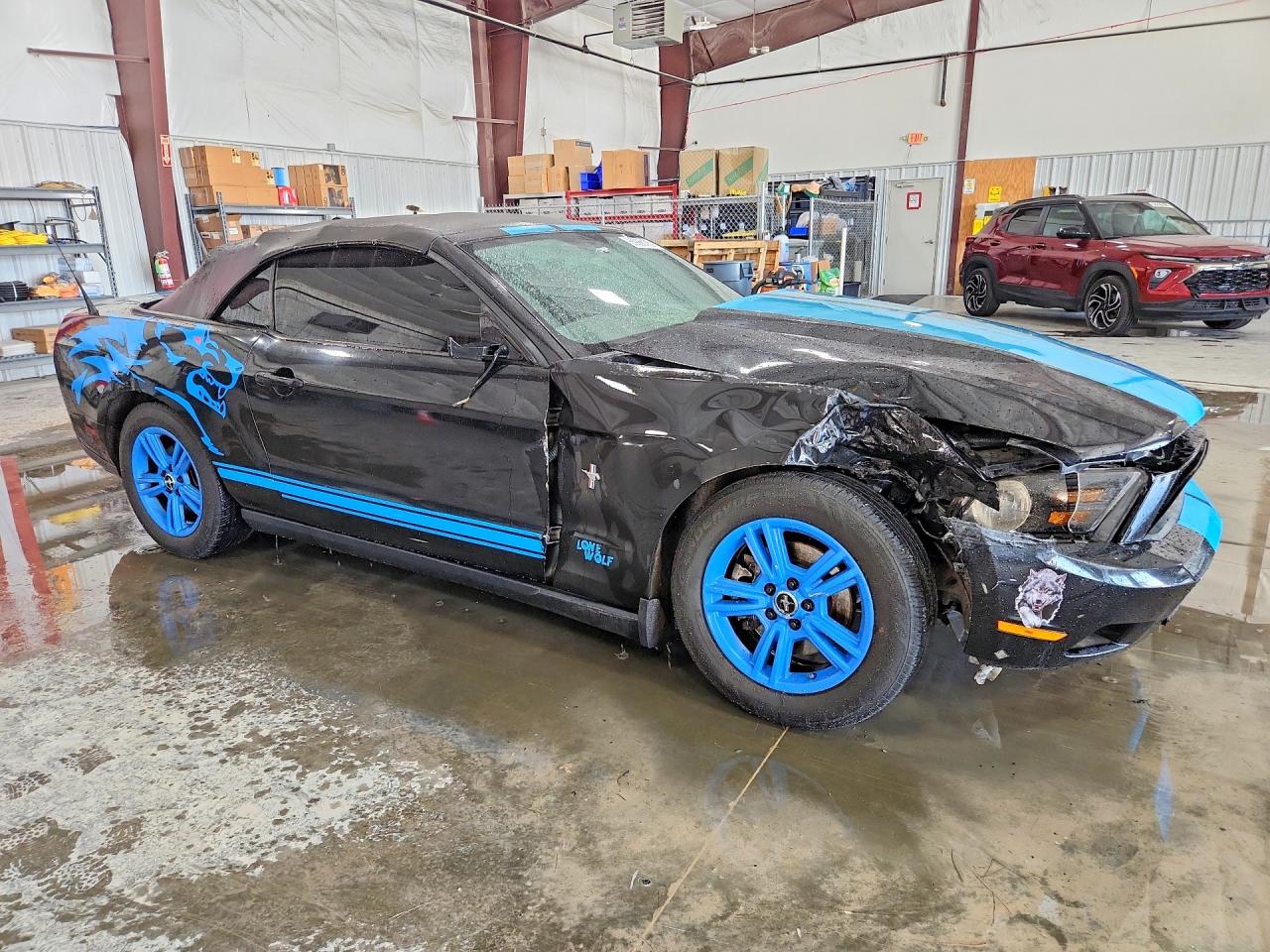 2011 Ford Mustang Black vin: 1ZVBP8EM5B5129059