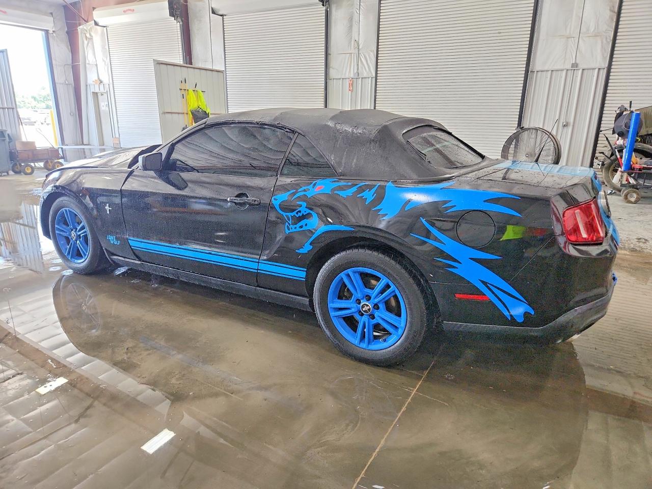 2011 Ford Mustang Black vin: 1ZVBP8EM5B5129059