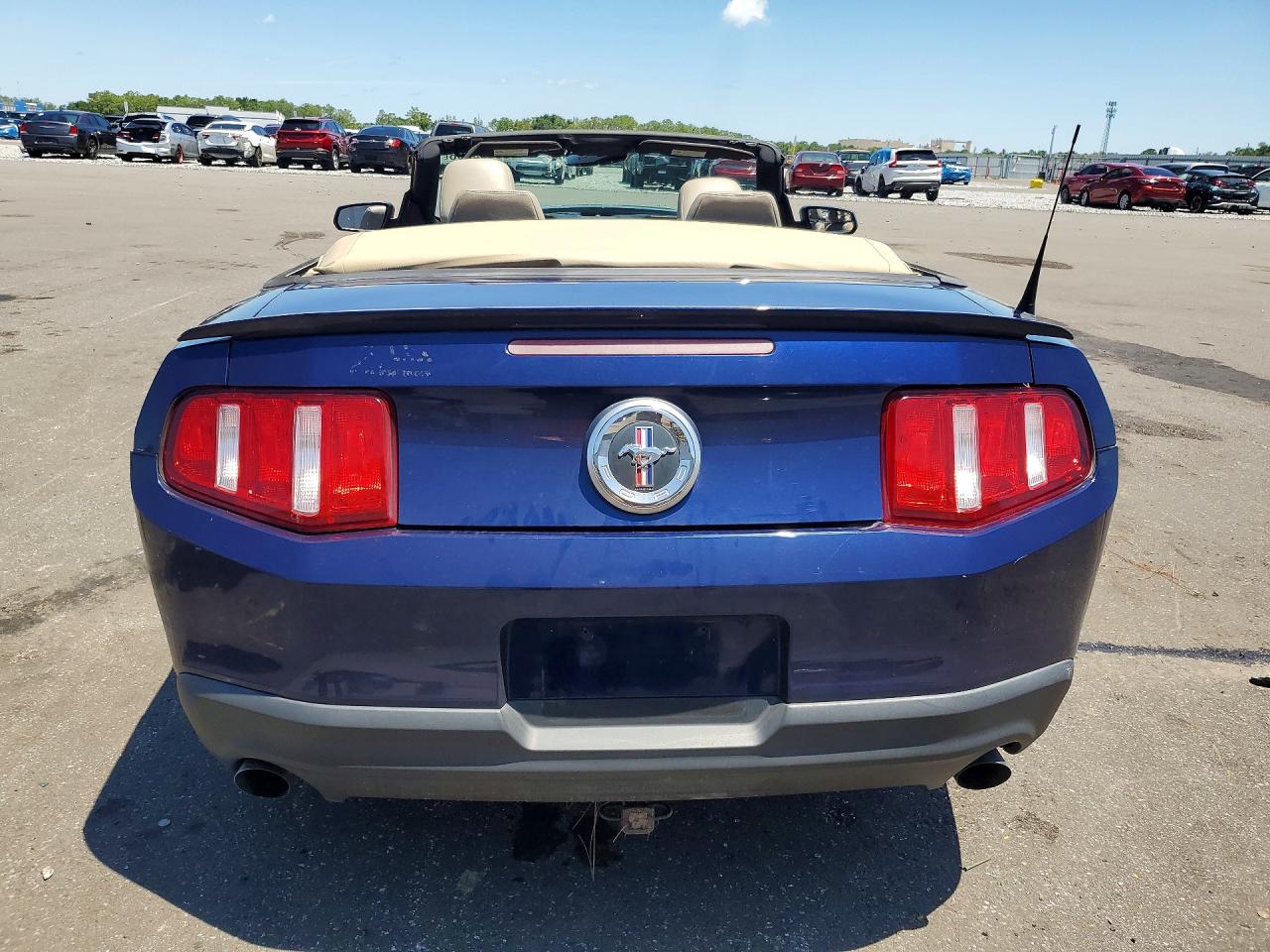 2012 Ford Mustang Blue vin: 1ZVBP8EM5C5201718
