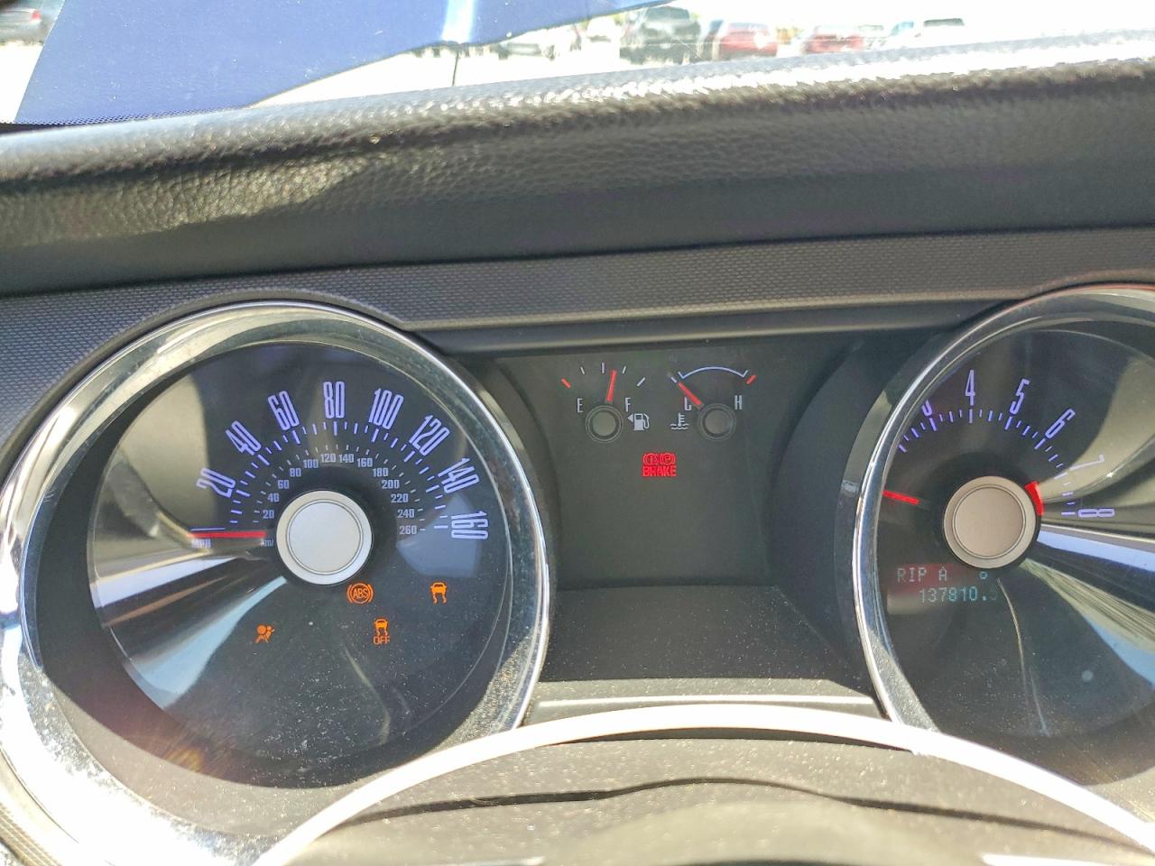 2012 Ford Mustang Blue vin: 1ZVBP8EM5C5201718