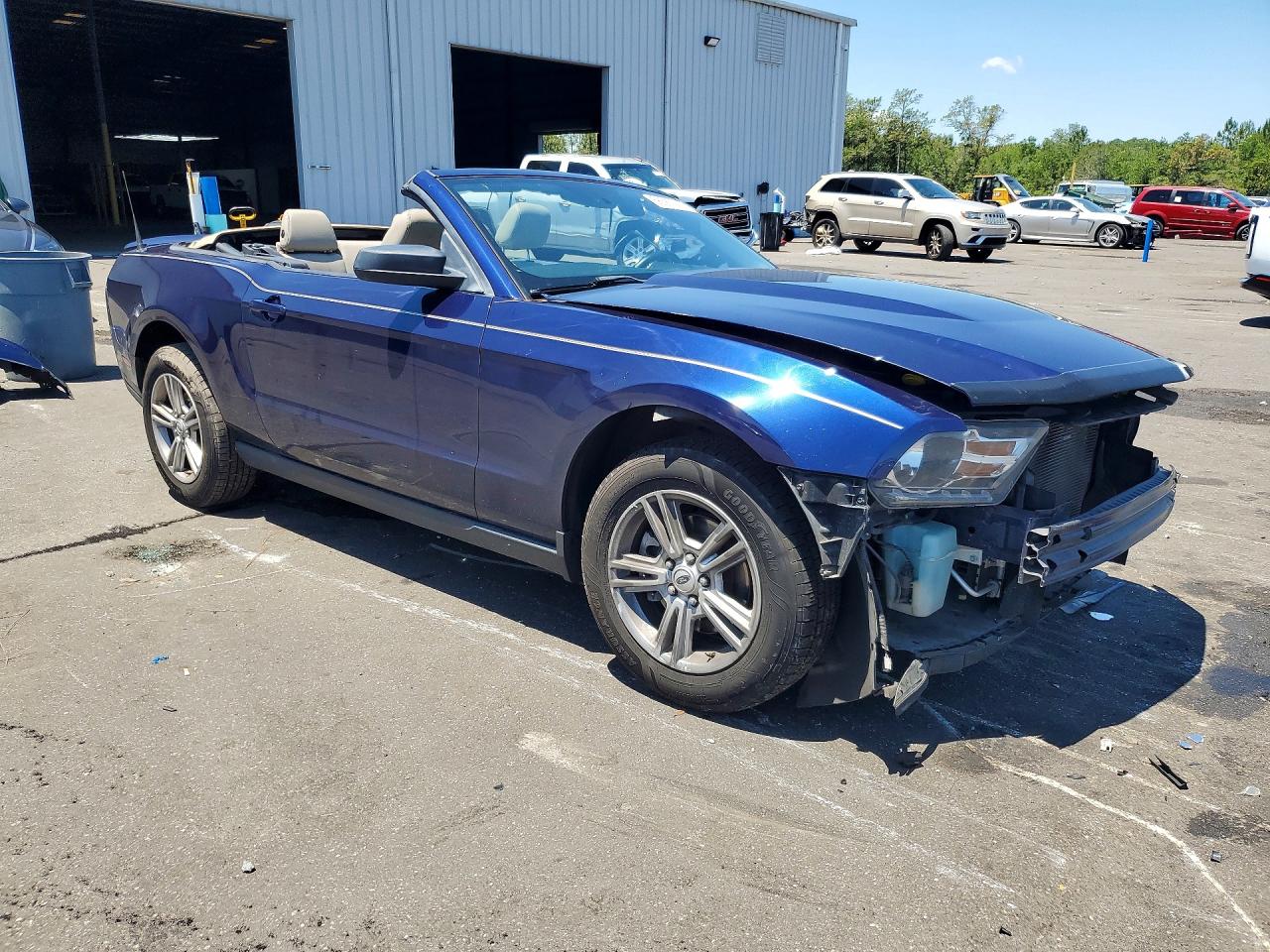 2012 Ford Mustang Blue vin: 1ZVBP8EM5C5201718