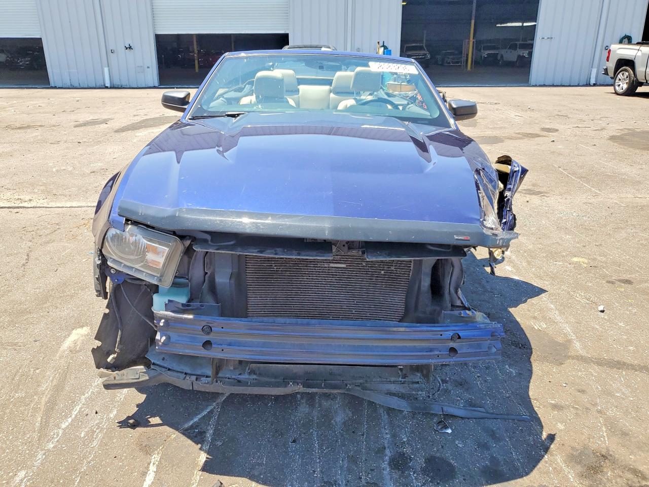 2012 Ford Mustang Blue vin: 1ZVBP8EM5C5201718
