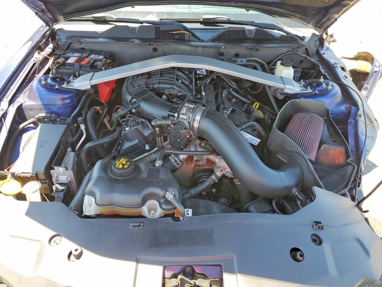 2012 Ford Mustang Blue vin: 1ZVBP8EM5C5201718