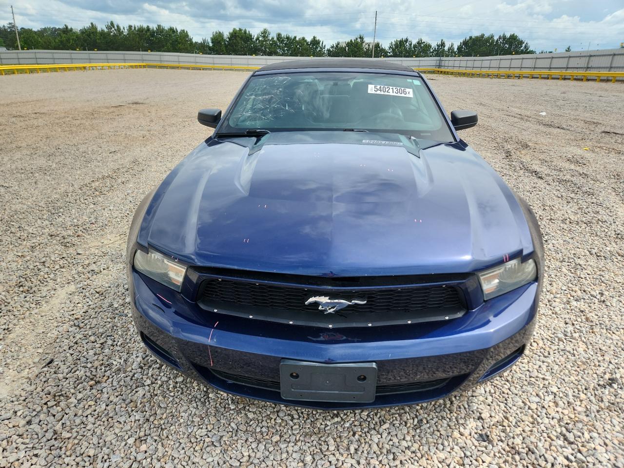 2012 Ford Mustang Blue vin: 1ZVBP8EM5C5211505