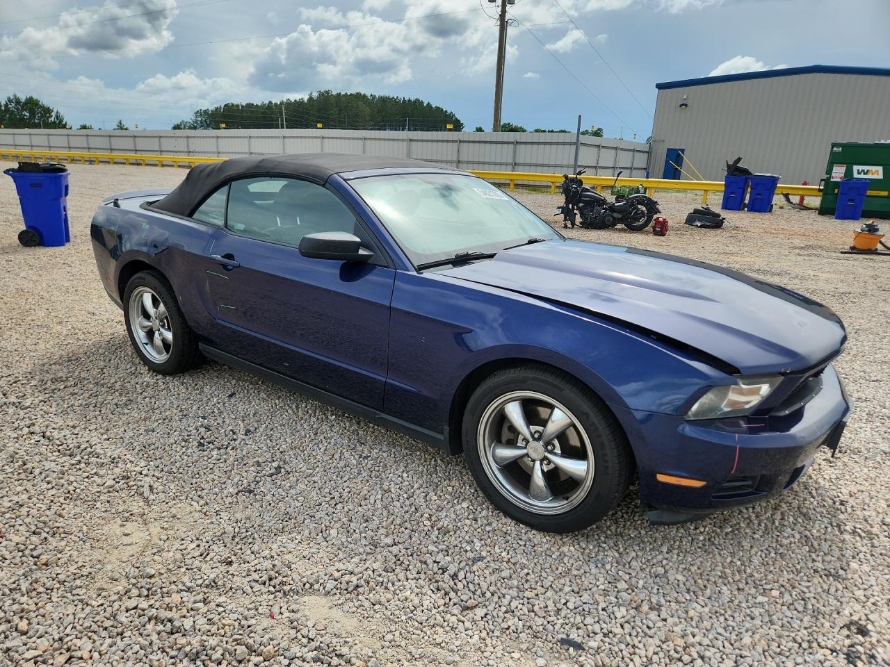 2012 Ford Mustang Blue vin: 1ZVBP8EM5C5211505