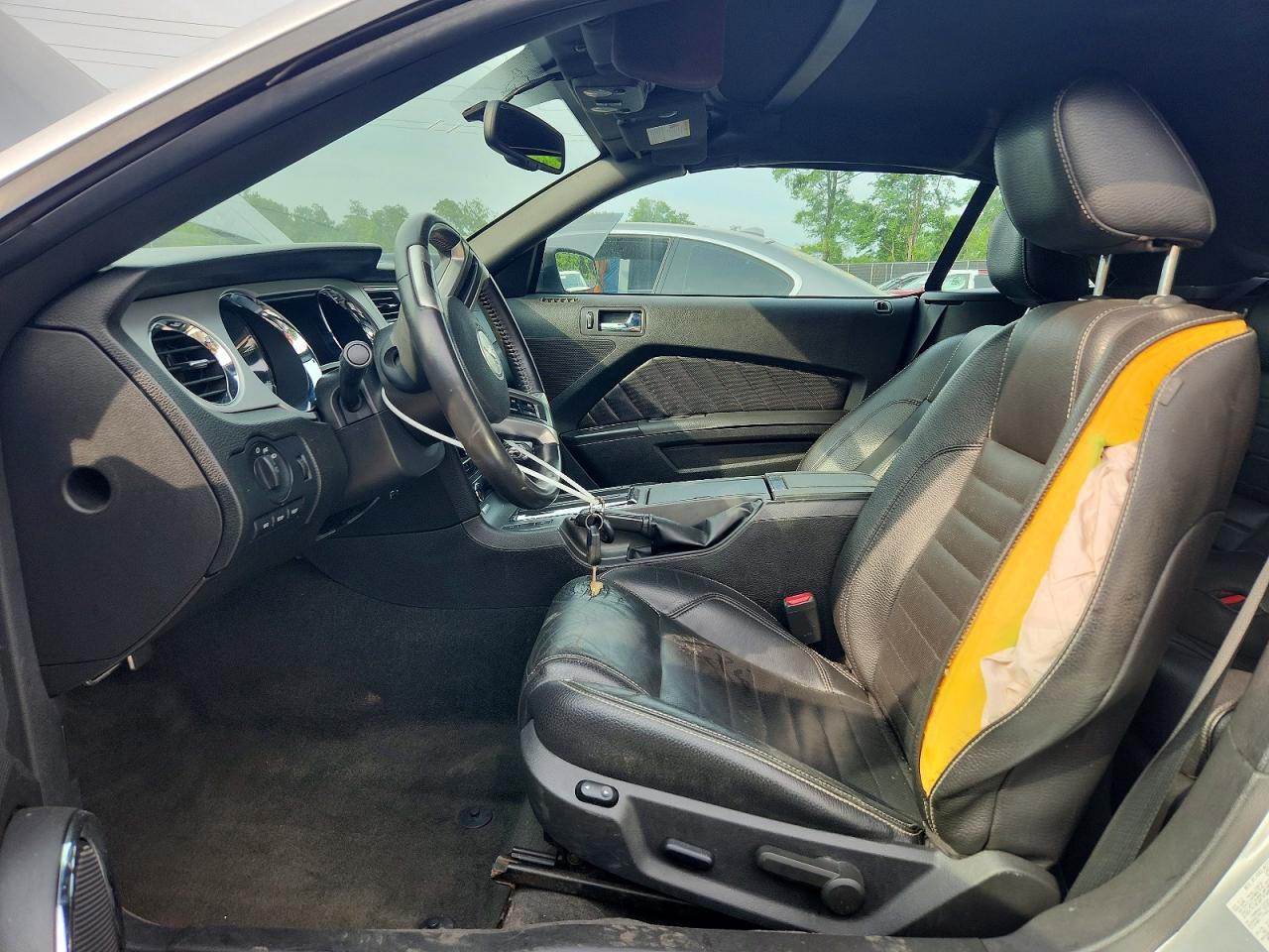 2012 Ford Mustang Silver vin: 1ZVBP8EM5C5222309