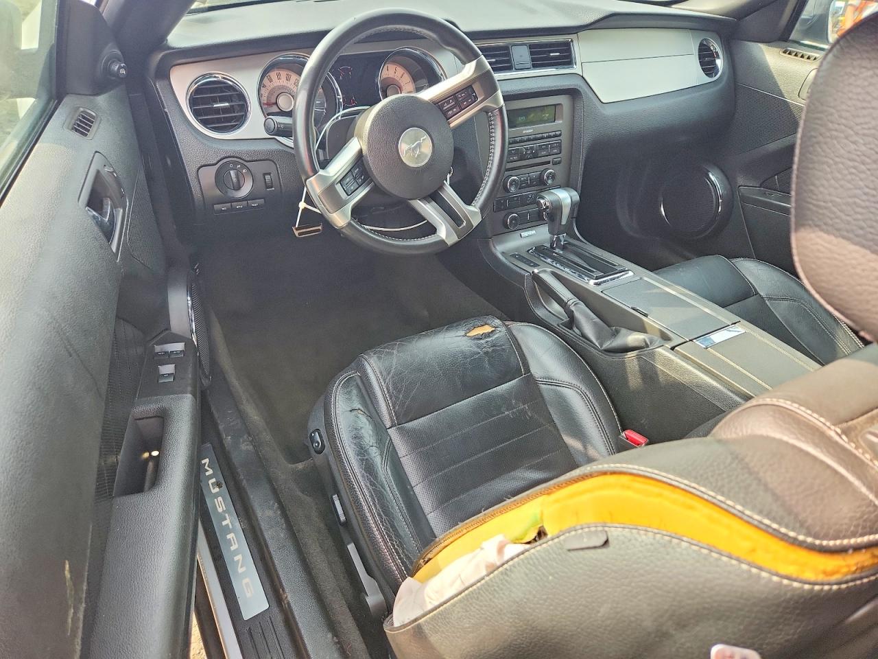 2012 Ford Mustang Silver vin: 1ZVBP8EM5C5222309