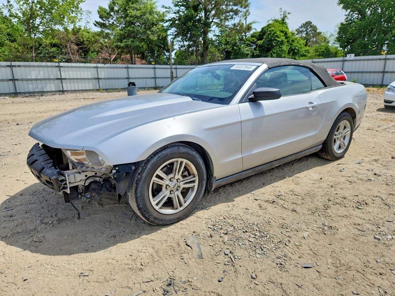 2012 Ford Mustang Silver vin: 1ZVBP8EM5C5257030