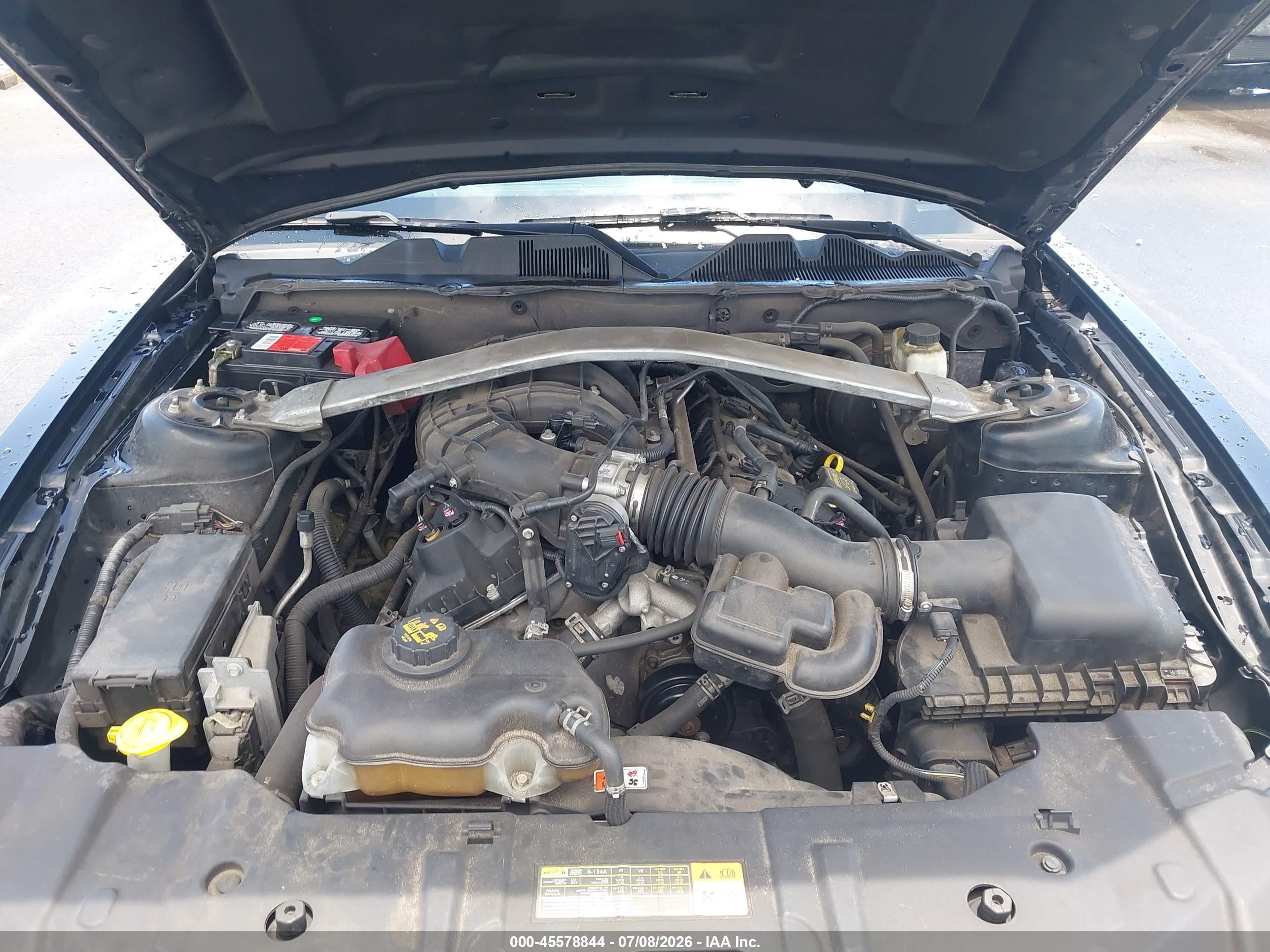 2014 Ford Mustang V6 Black vin: 1ZVBP8EM5E5222216
