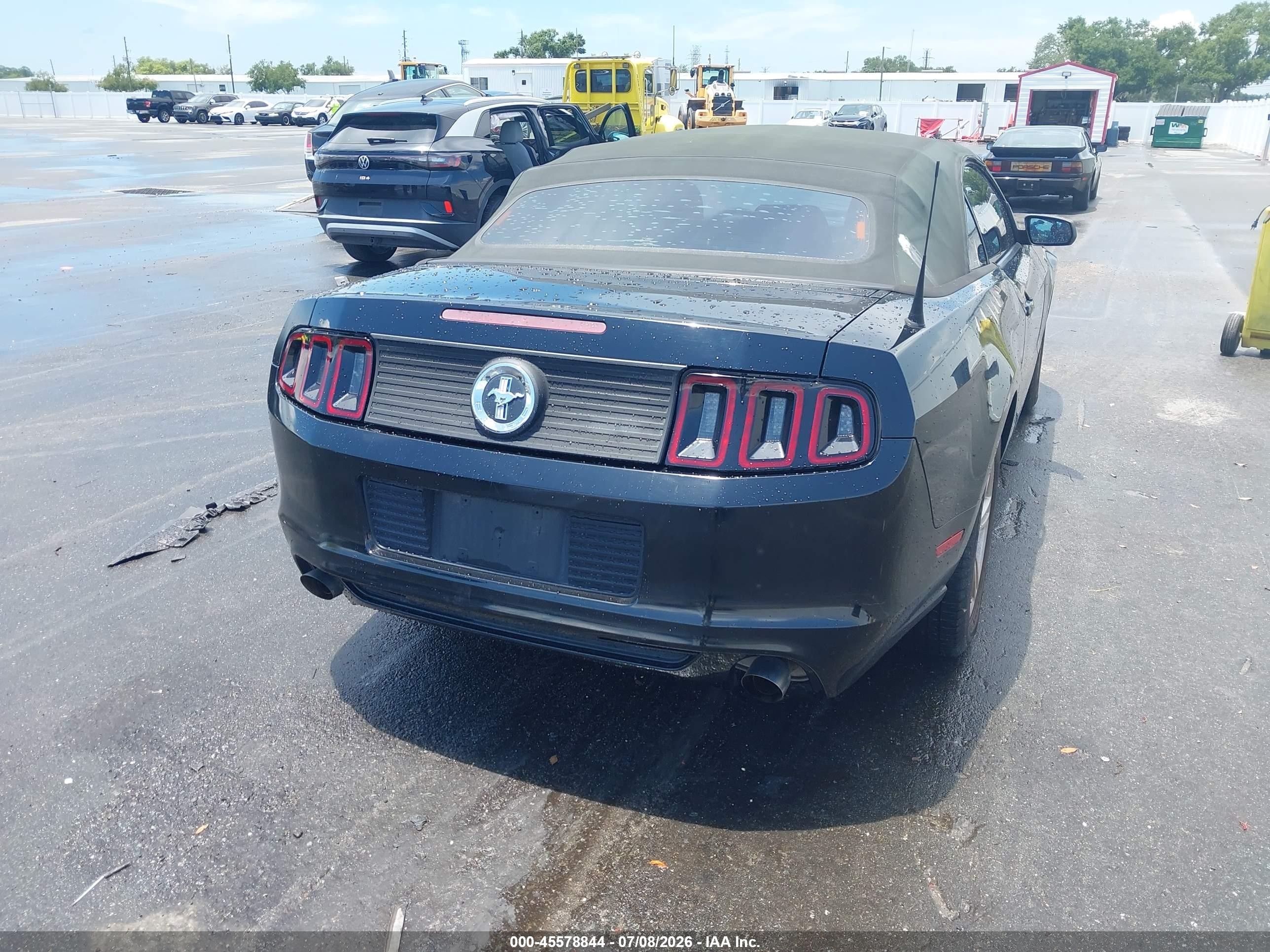2014 Ford Mustang V6 Black vin: 1ZVBP8EM5E5222216