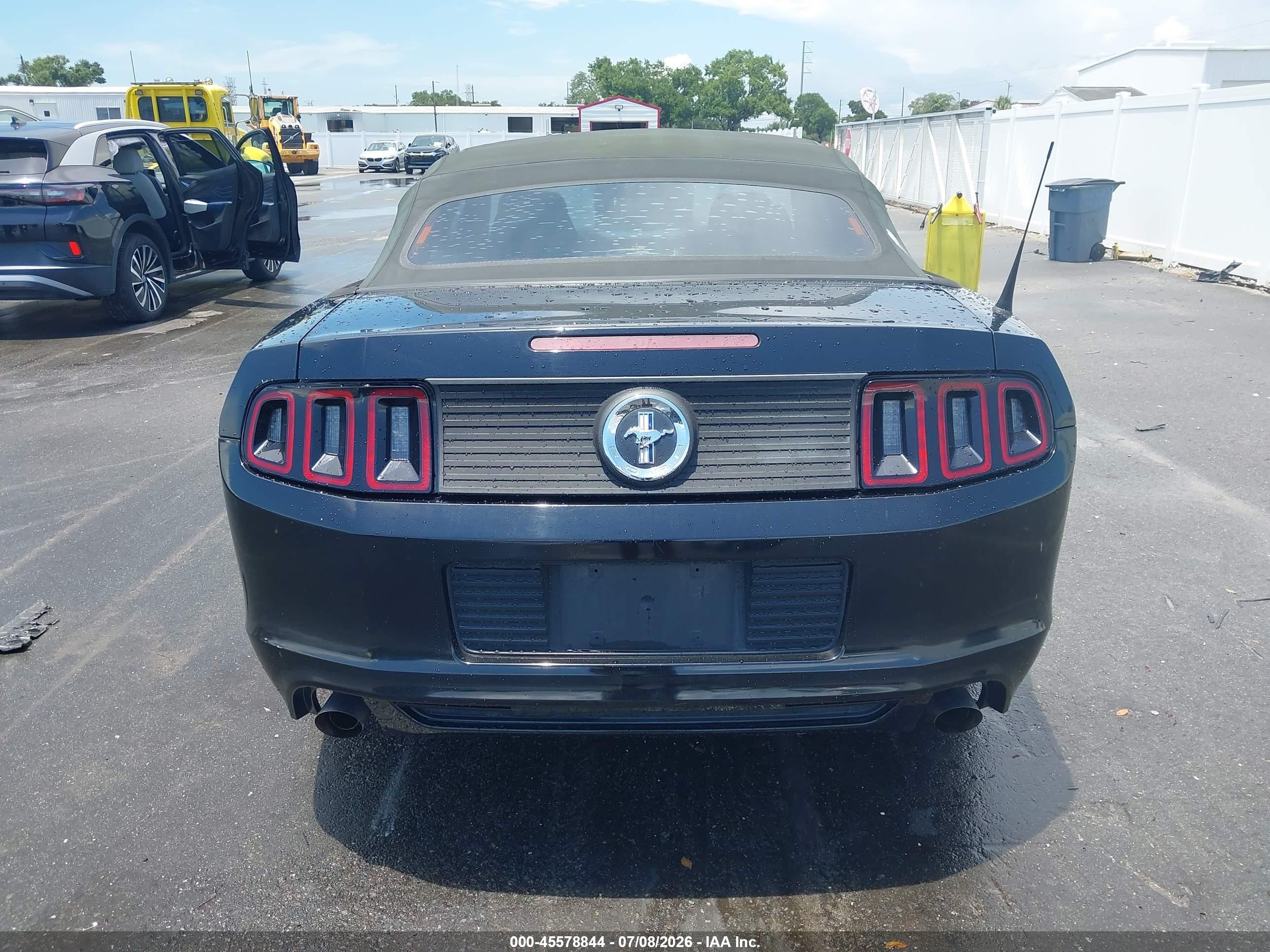 2014 Ford Mustang V6 Black vin: 1ZVBP8EM5E5222216