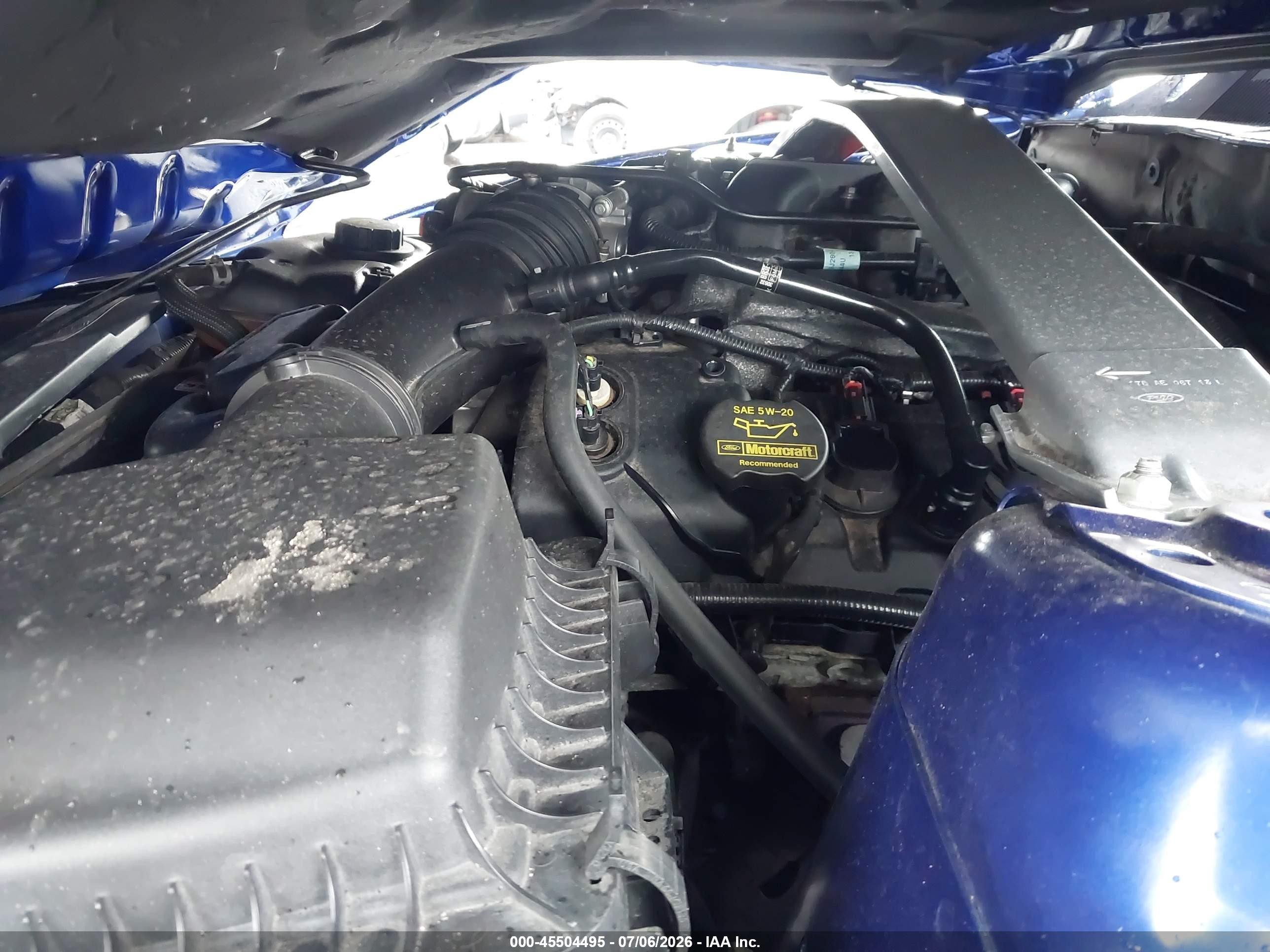 2014 Ford Mustang V6 Blue vin: 1ZVBP8EM5E5224743