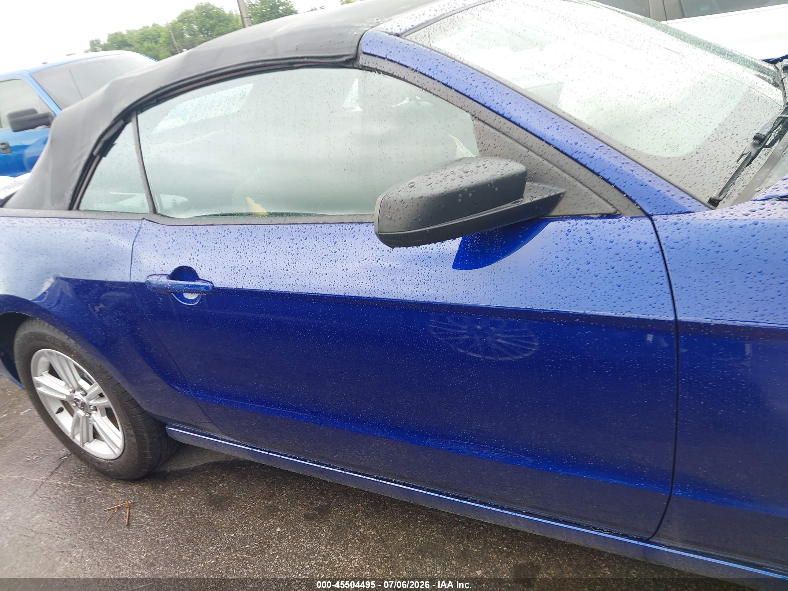 2014 Ford Mustang V6 Blue vin: 1ZVBP8EM5E5224743