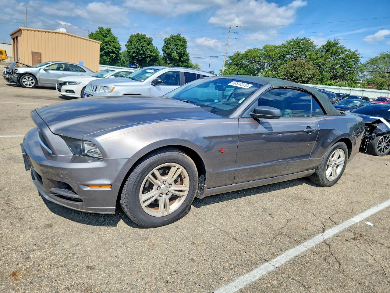 2014 Ford Mustang Gray vin: 1ZVBP8EM5E5229604