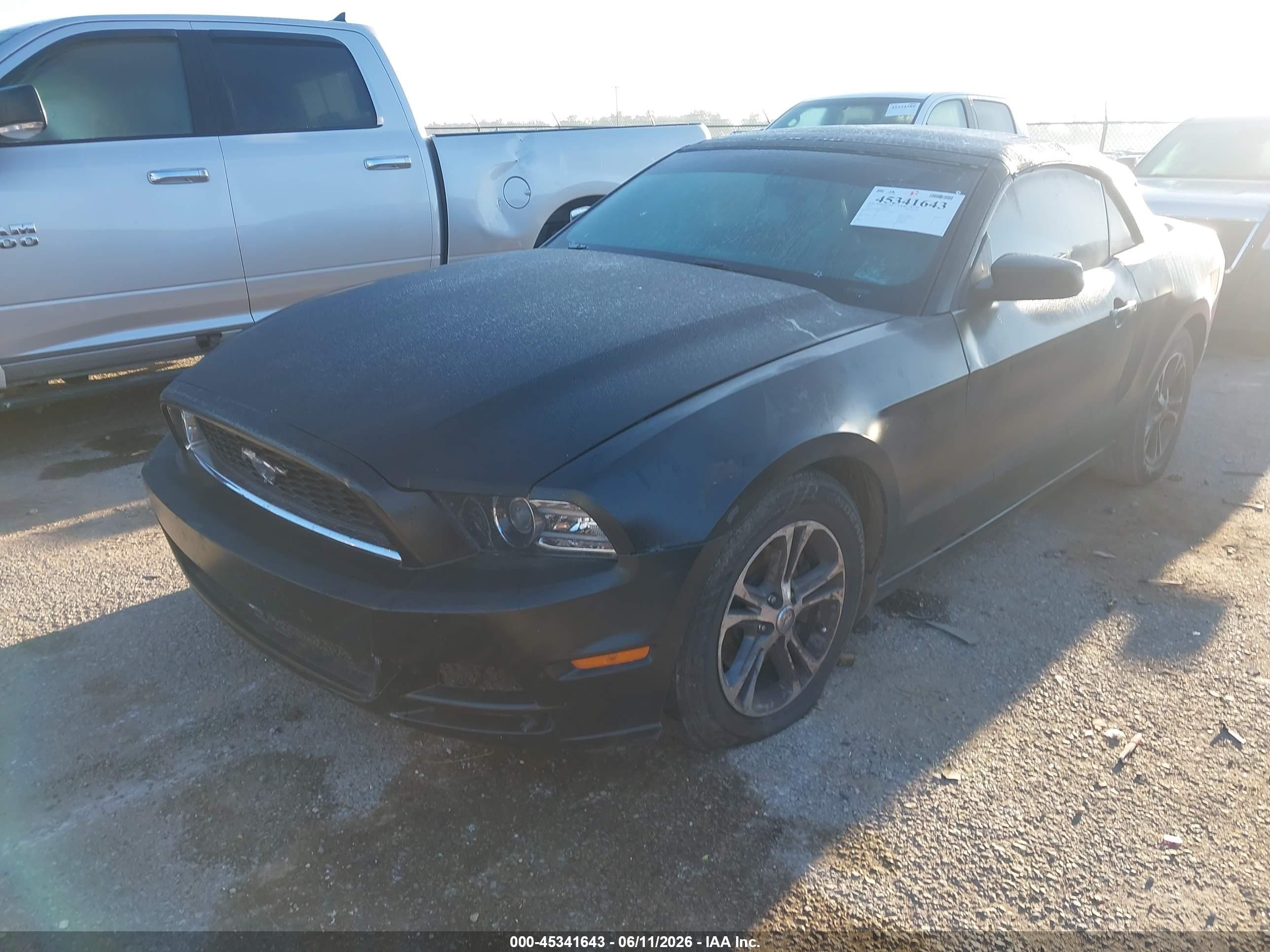 2014 Ford Mustang V6 Premium Black vin: 1ZVBP8EM5E5300221