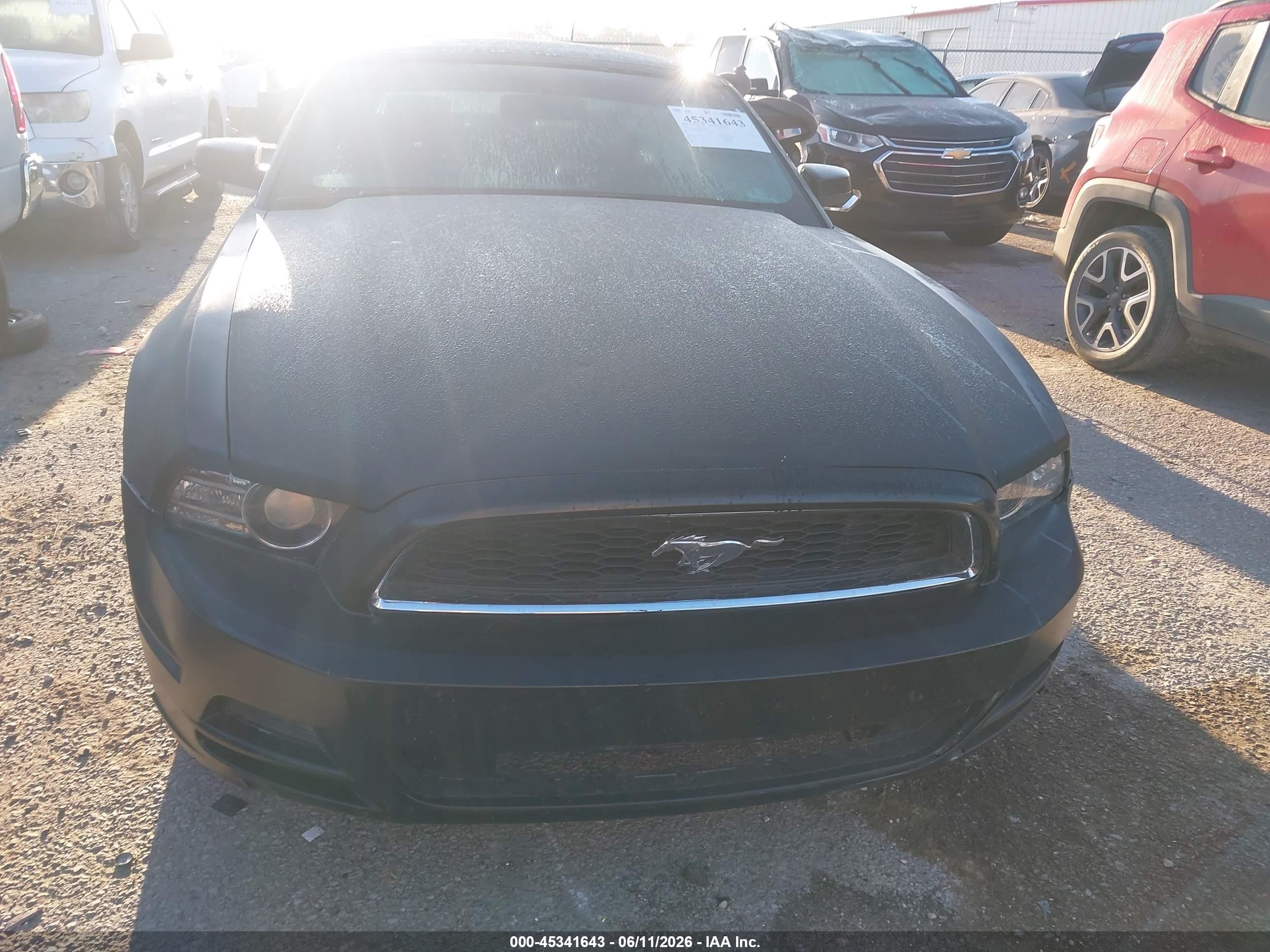 2014 Ford Mustang V6 Premium Black vin: 1ZVBP8EM5E5300221