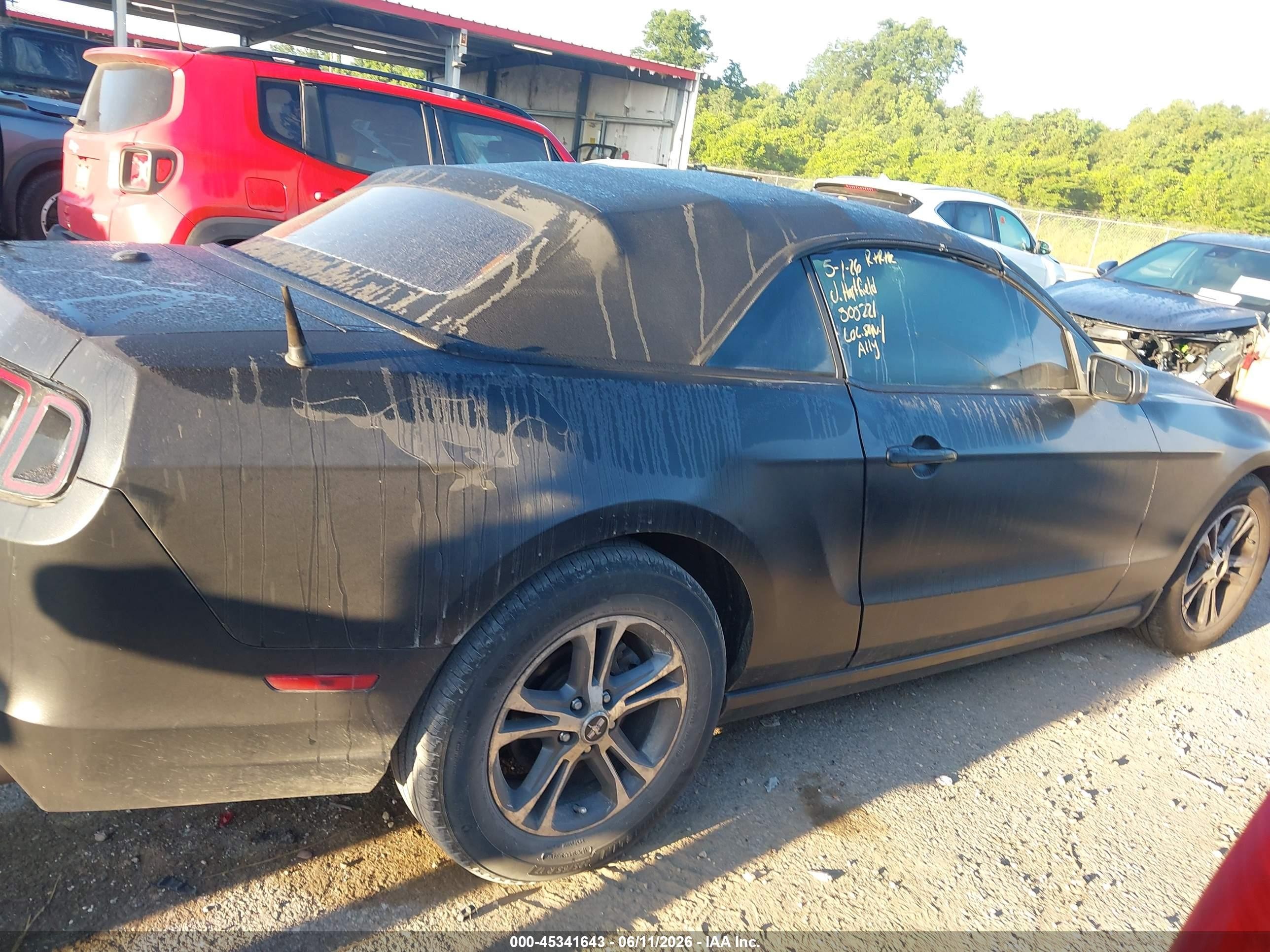 2014 Ford Mustang V6 Premium Black vin: 1ZVBP8EM5E5300221
