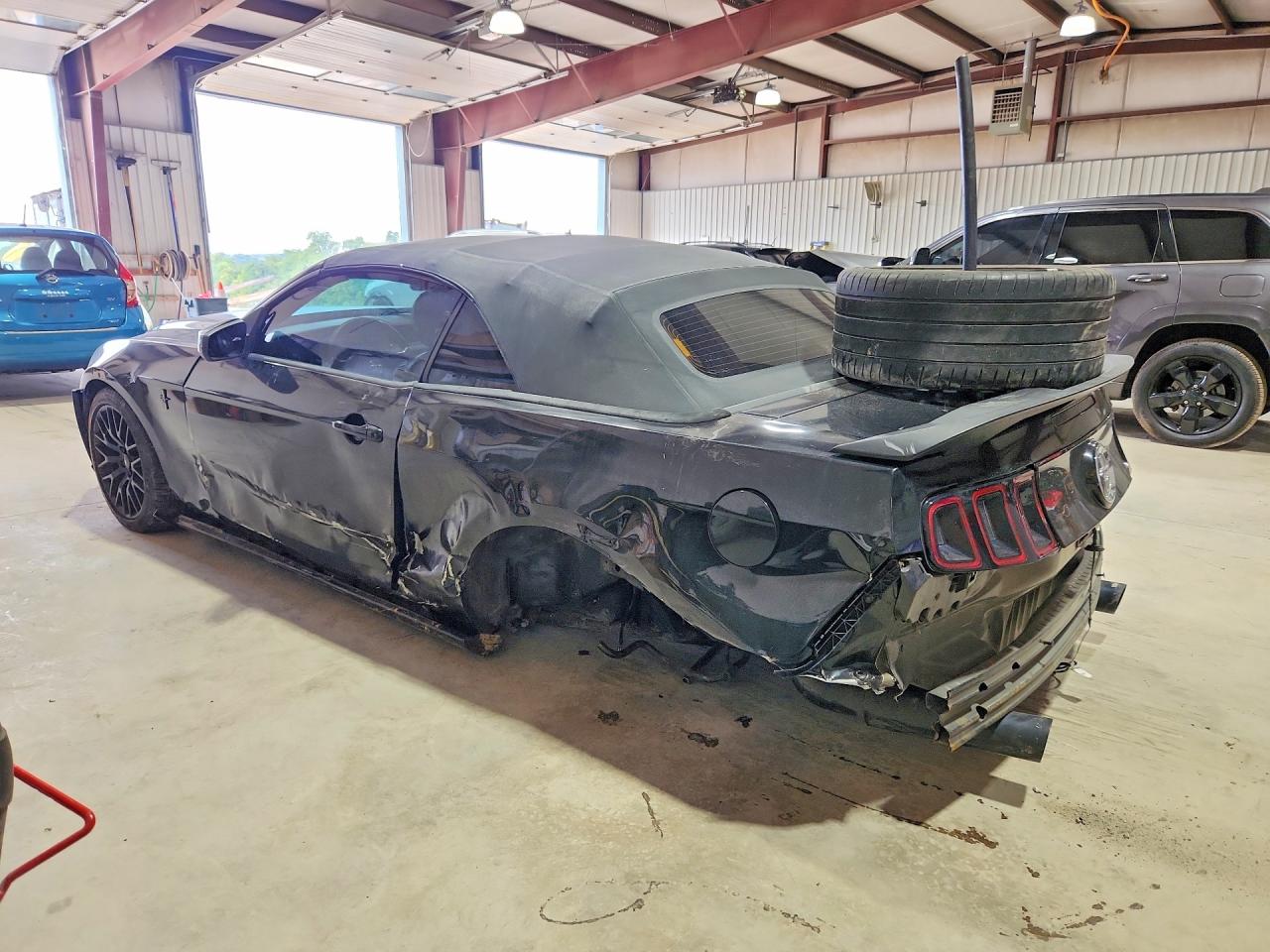 2014 Ford Mustang Black vin: 1ZVBP8EM5E5328701