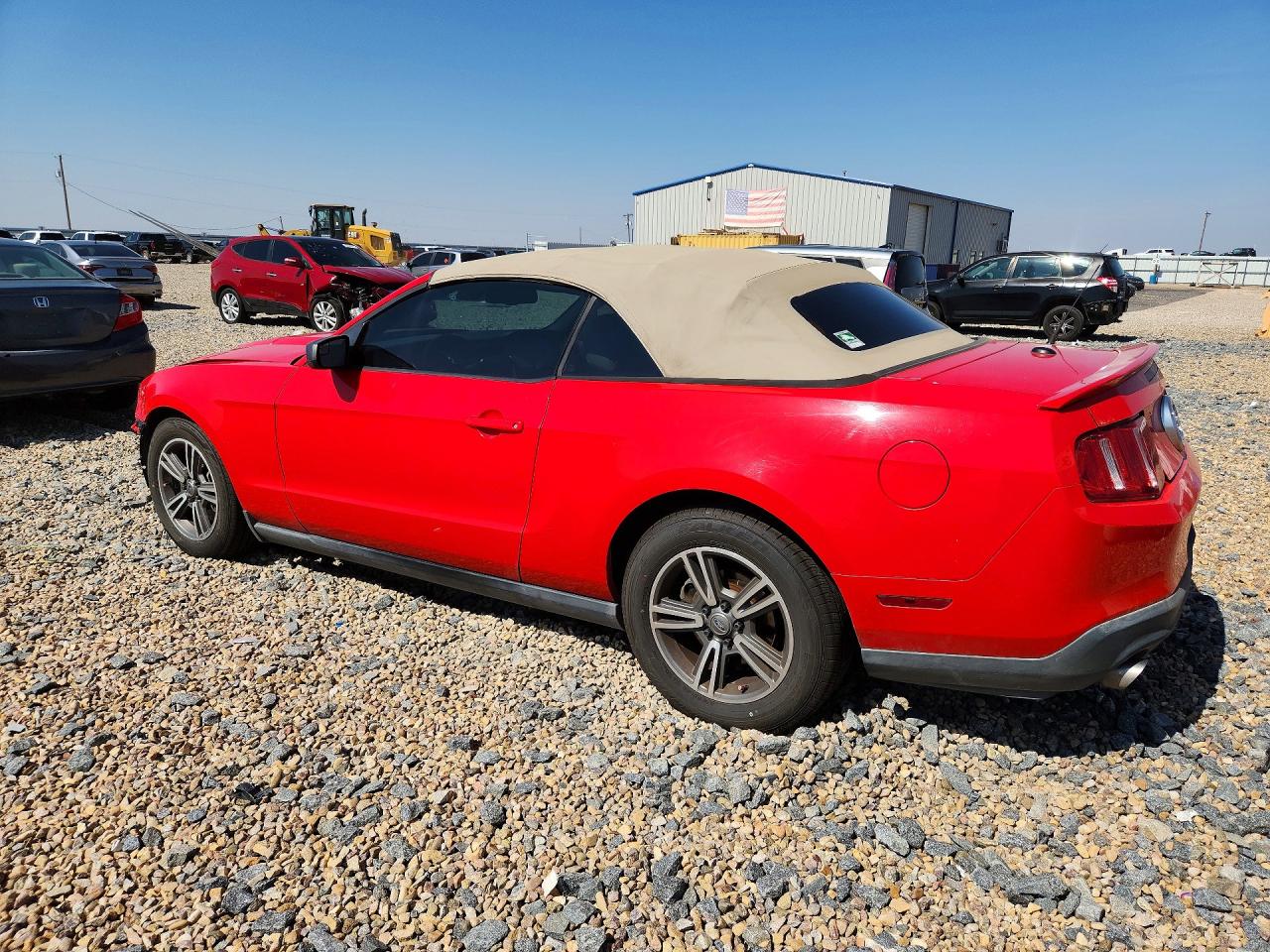 2012 Ford Mustang Красный vin: 1ZVBP8EM6C5212517