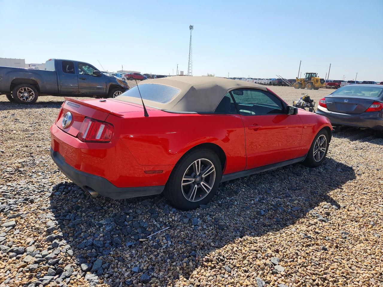 2012 Ford Mustang Красный vin: 1ZVBP8EM6C5212517
