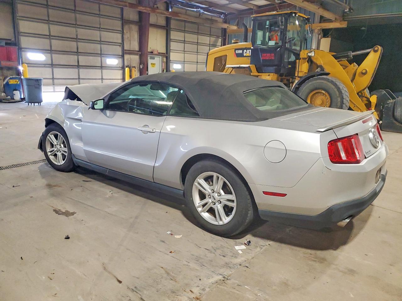 2012 Ford Mustang Silver vin: 1ZVBP8EM6C5222447