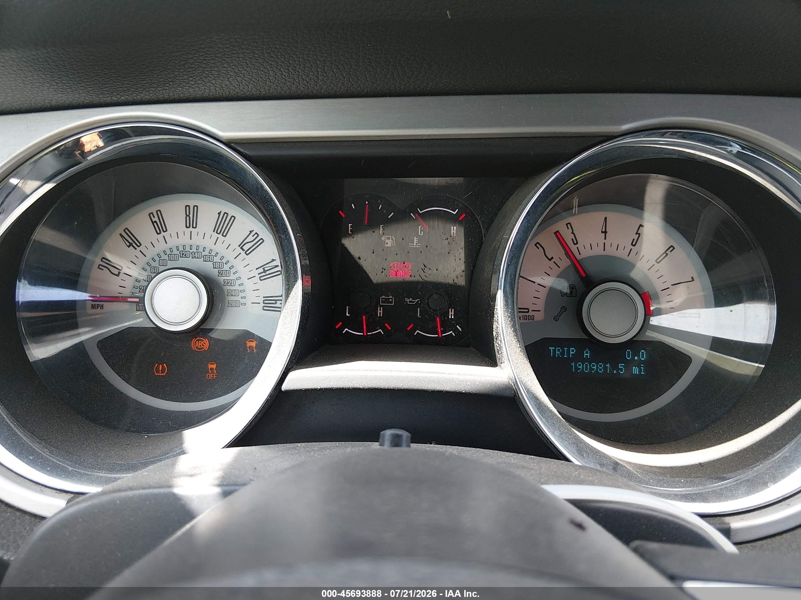 2012 Ford Mustang V6 Premium Blue vin: 1ZVBP8EM6C5230483
