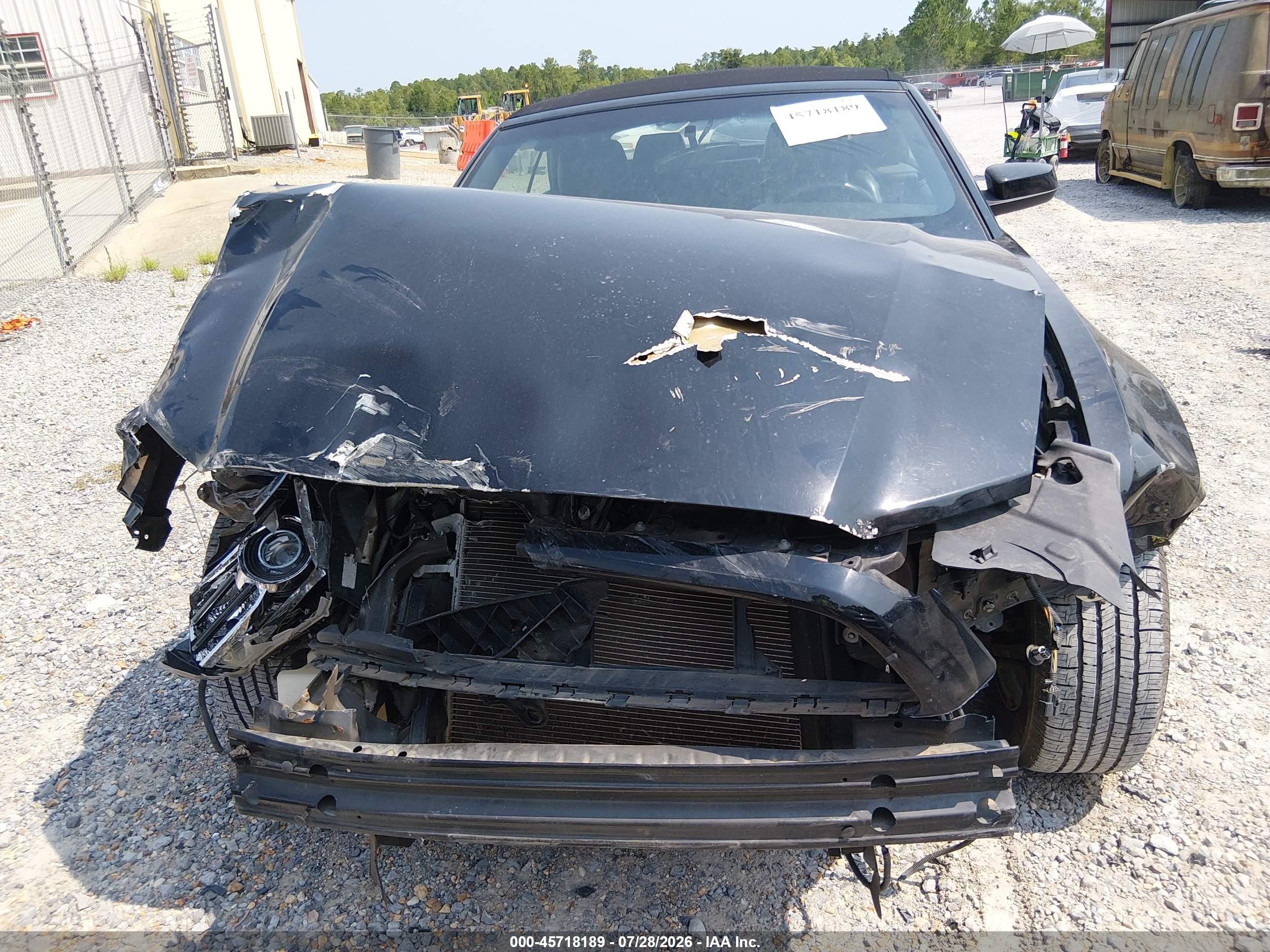 2013 Ford Mustang V6 Premium Black vin: 1ZVBP8EM6D5219372