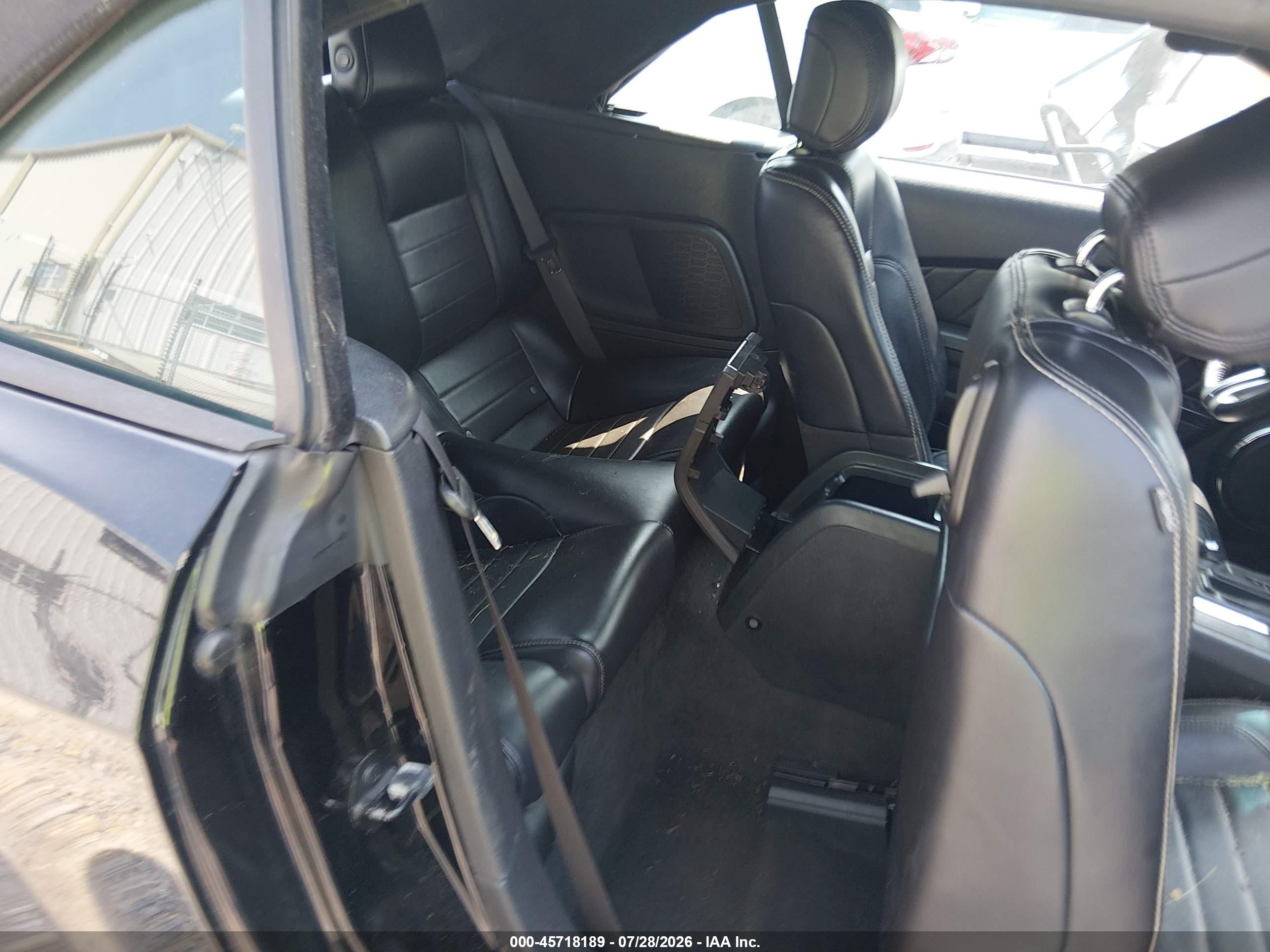 2013 Ford Mustang V6 Premium Black vin: 1ZVBP8EM6D5219372